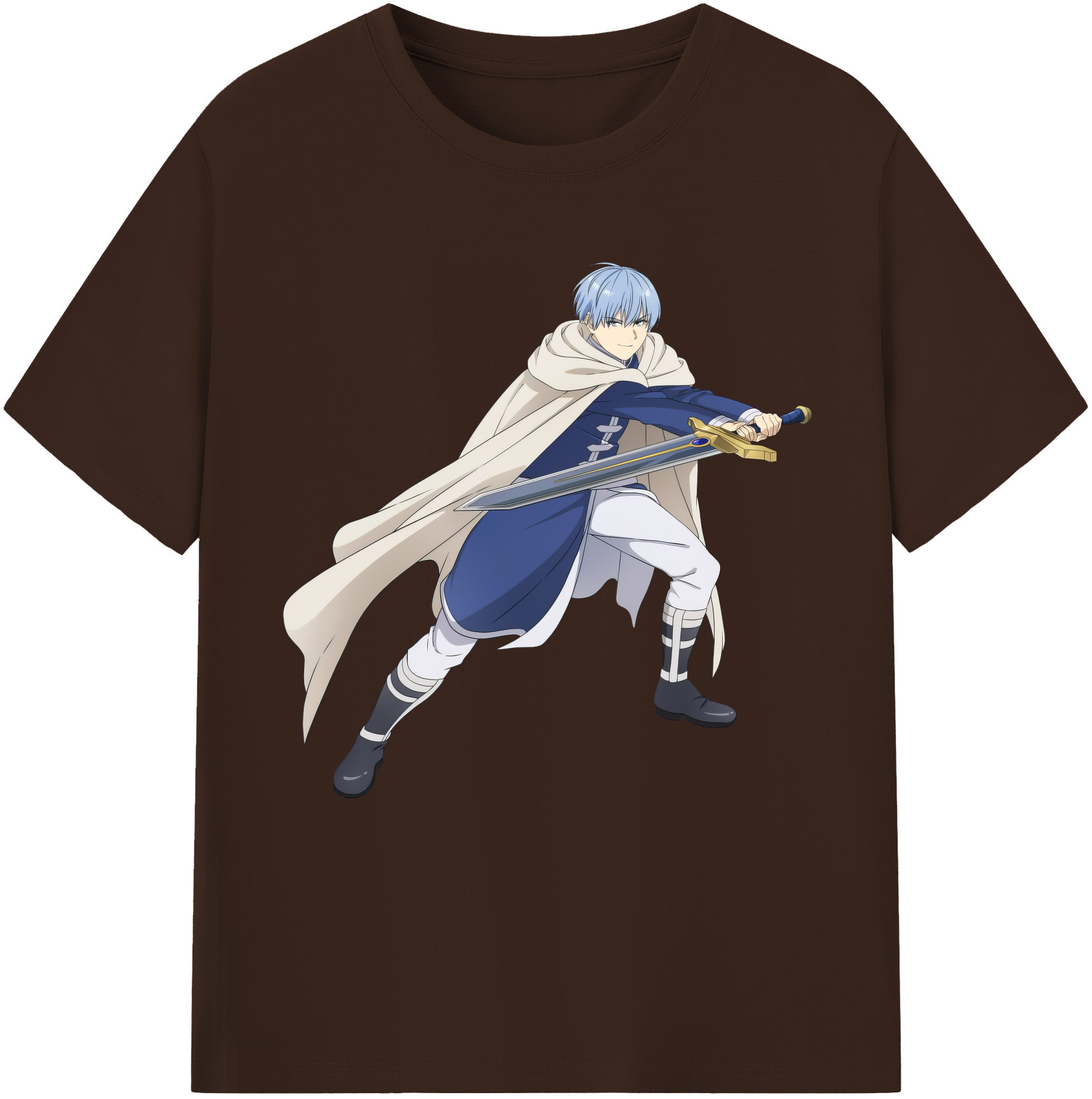 （画像用） 葬送のフリーレン Frieren 綿100％半袖Tシャツ（フロントプリント）