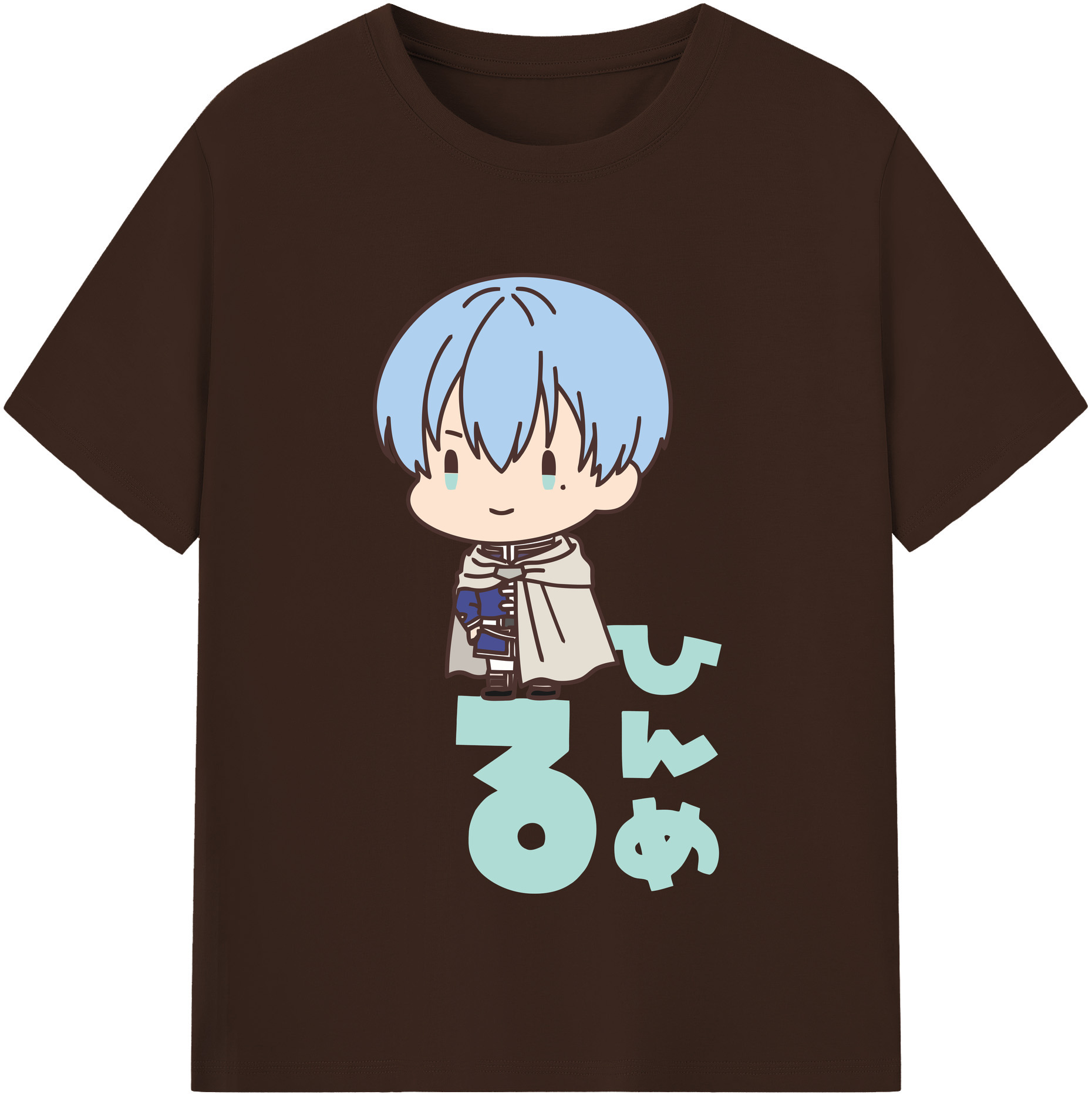 （画像用） 葬送のフリーレン Frieren 綿100％半袖Tシャツ（フロントプリント）