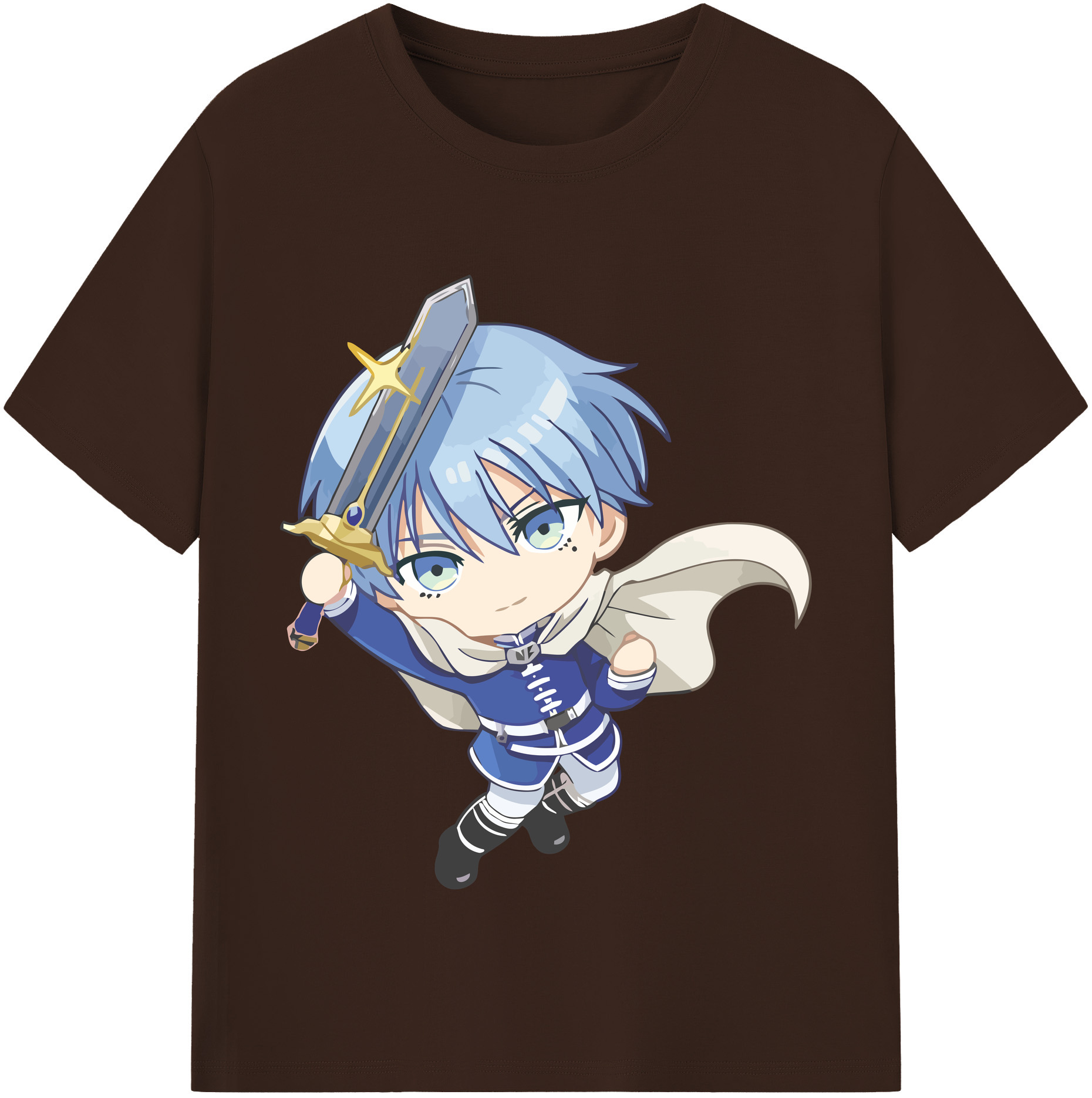 （画像用） 葬送のフリーレン Frieren 綿100％半袖Tシャツ（フロントプリント）