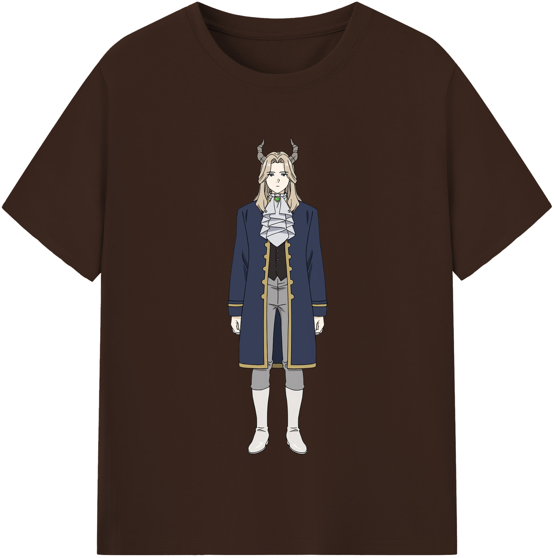 （画像用） 葬送のフリーレン Frieren 綿100％半袖Tシャツ（フロントプリント）