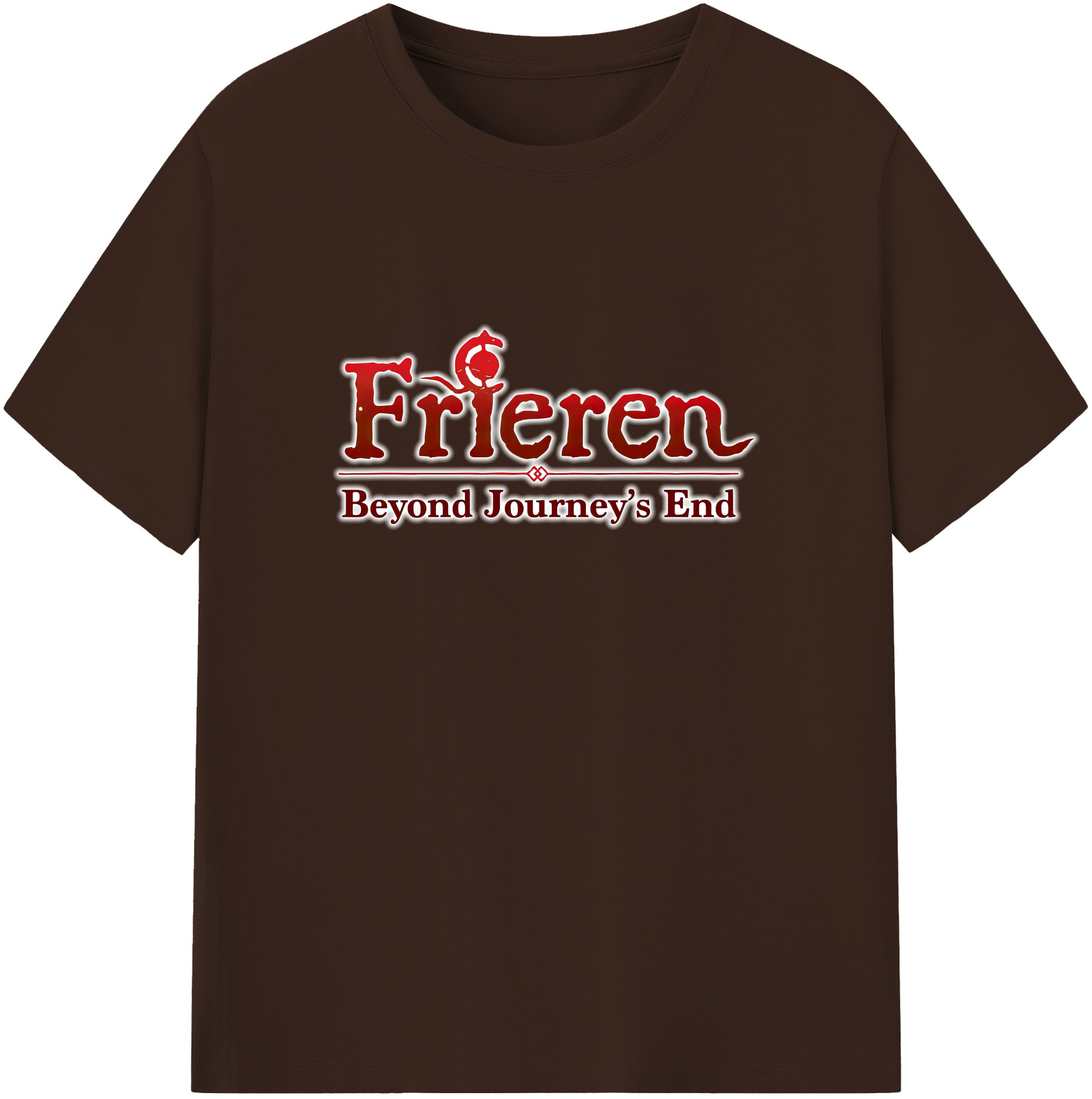 （画像用） 葬送のフリーレン Frieren 綿100％半袖Tシャツ（フロントプリント）
