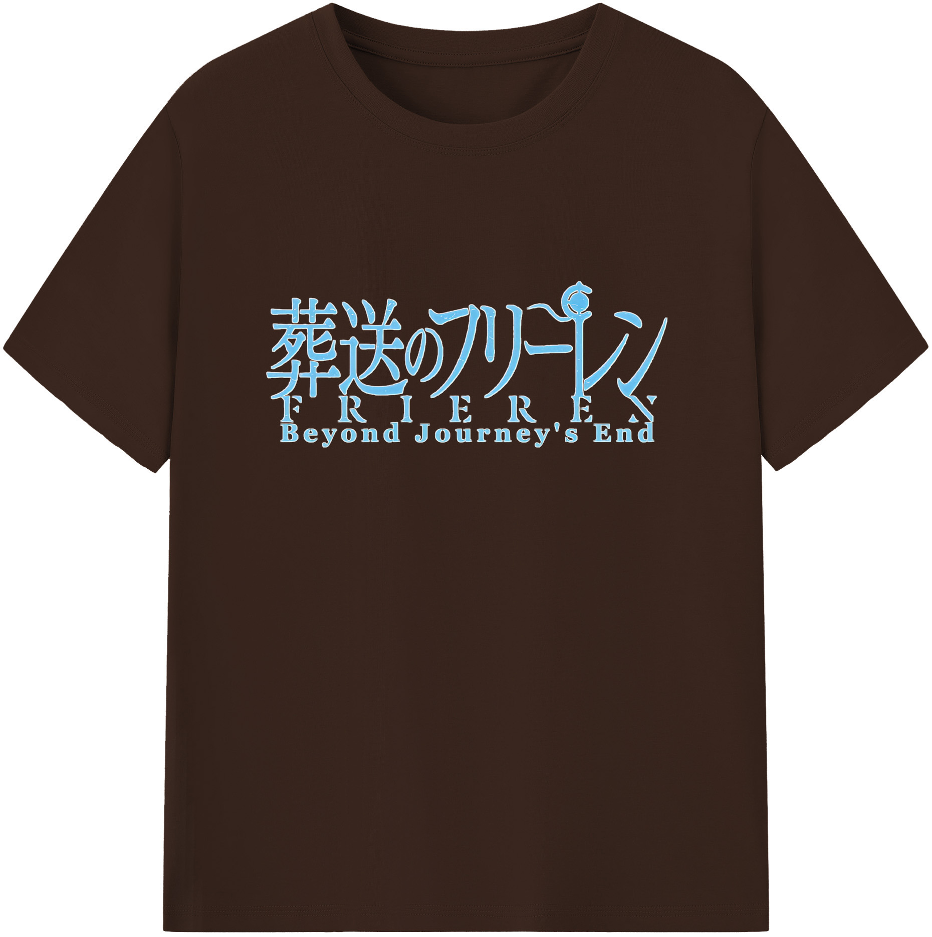 （画像用） 葬送のフリーレン Frieren 綿100％半袖Tシャツ（フロントプリント）