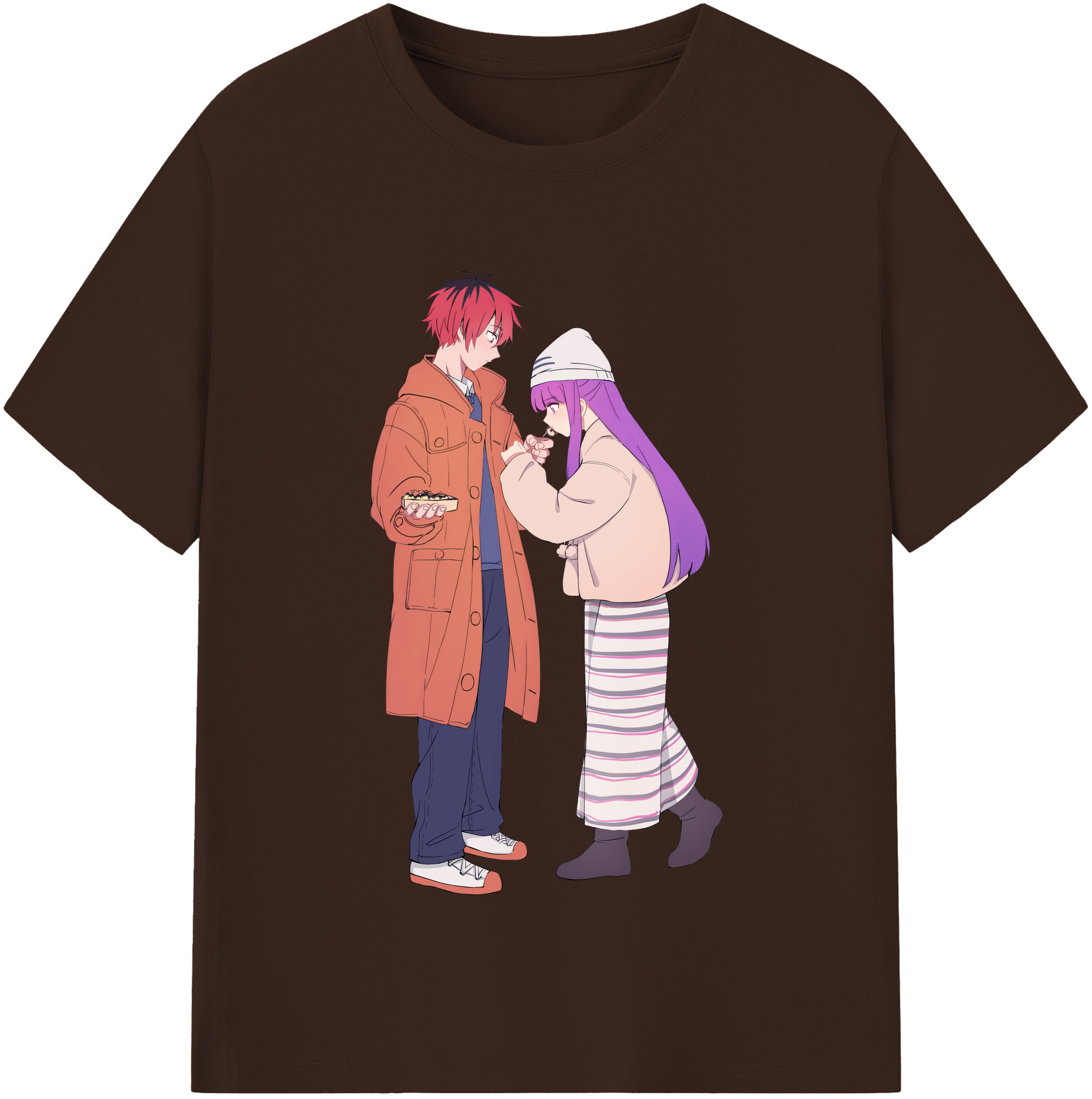 （画像用） 葬送のフリーレン Frieren 綿100％半袖Tシャツ（フロントプリント）
