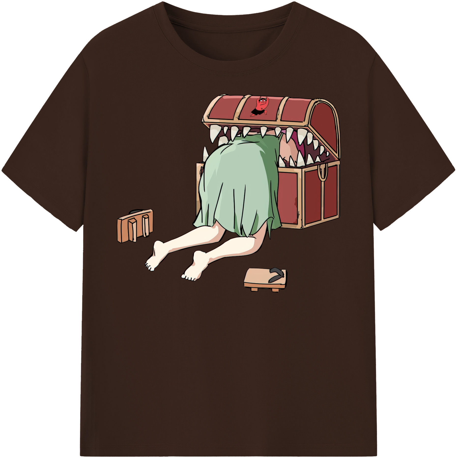 （画像用） 葬送のフリーレン Frieren 綿100％半袖Tシャツ（フロントプリント）