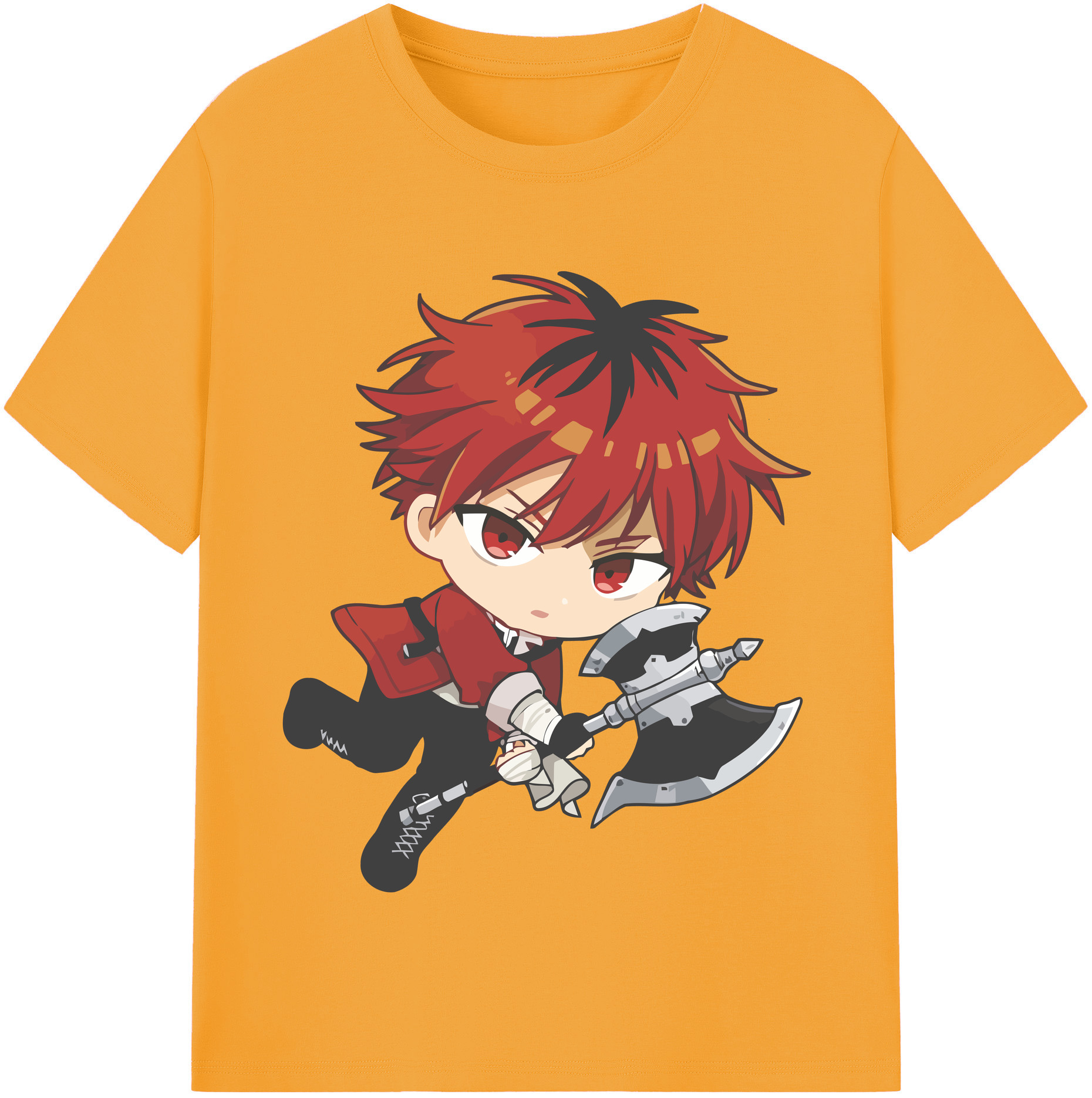 （画像用） 葬送のフリーレン Frieren 綿100％半袖Tシャツ（フロントプリント）