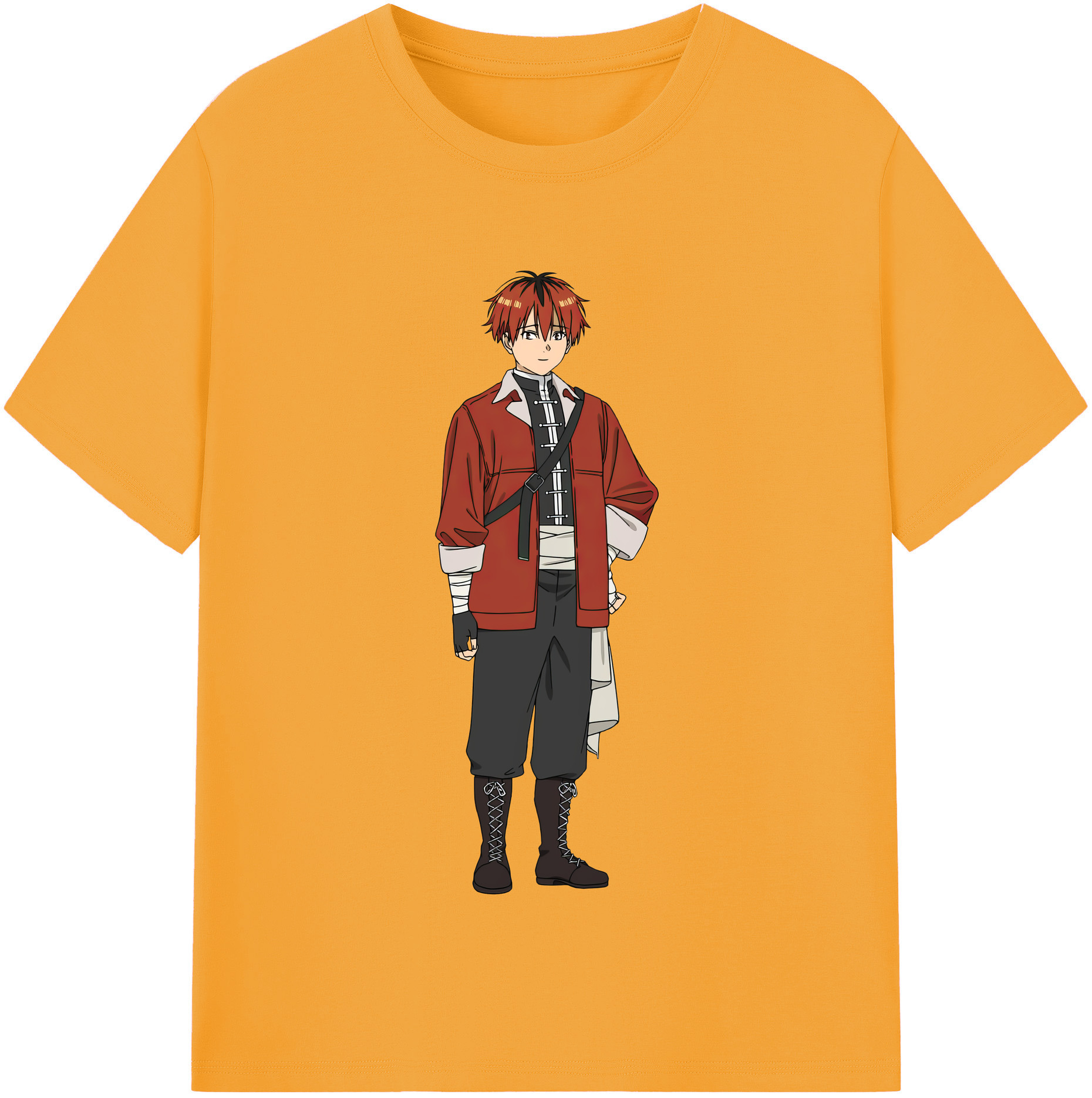 （画像用） 葬送のフリーレン Frieren 綿100％半袖Tシャツ（フロントプリント）