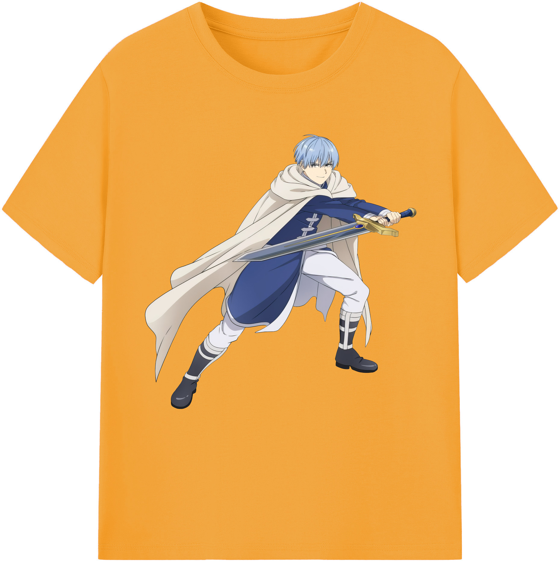 （画像用） 葬送のフリーレン Frieren 綿100％半袖Tシャツ（フロントプリント）