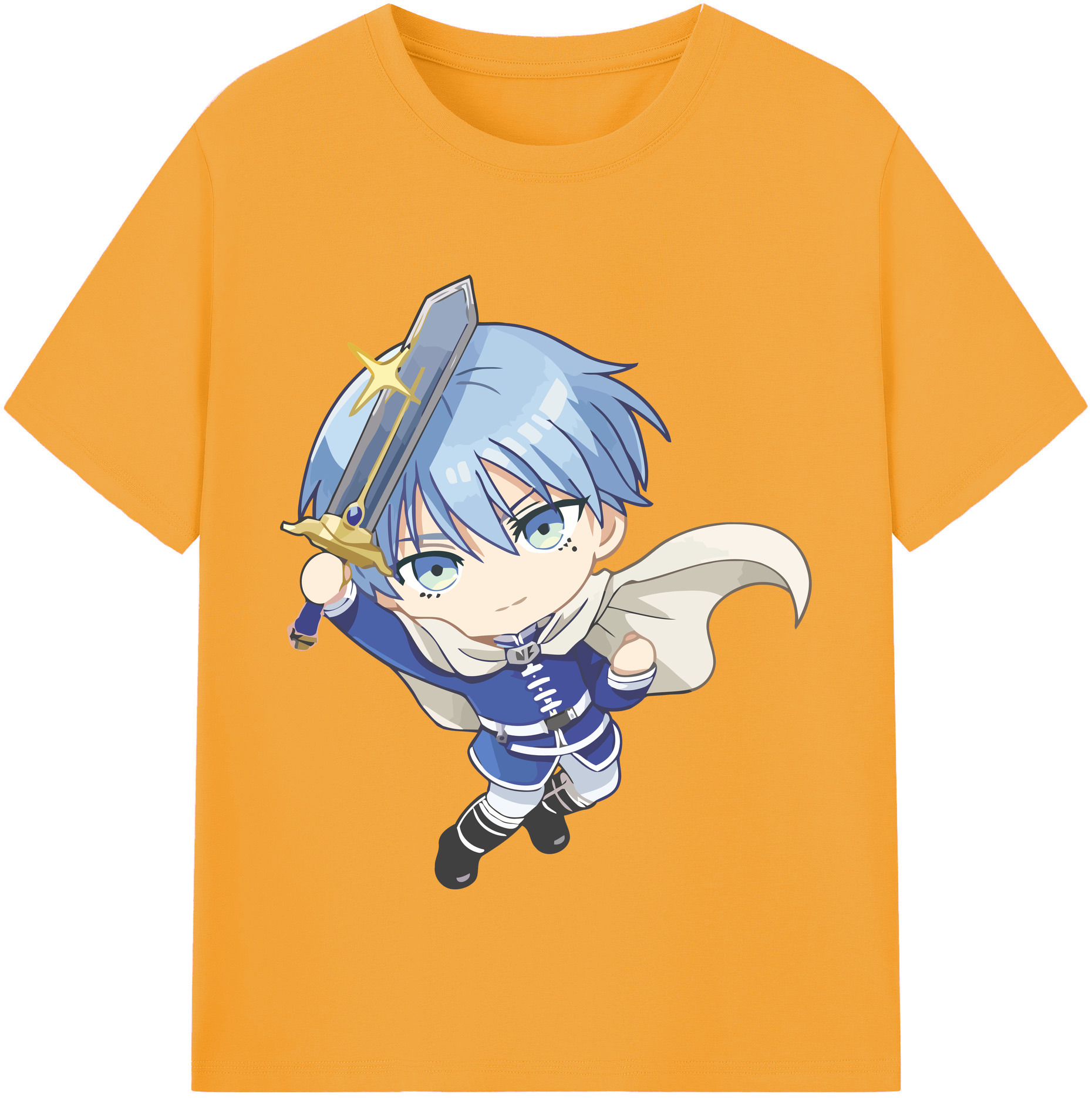 （画像用） 葬送のフリーレン Frieren 綿100％半袖Tシャツ（フロントプリント）