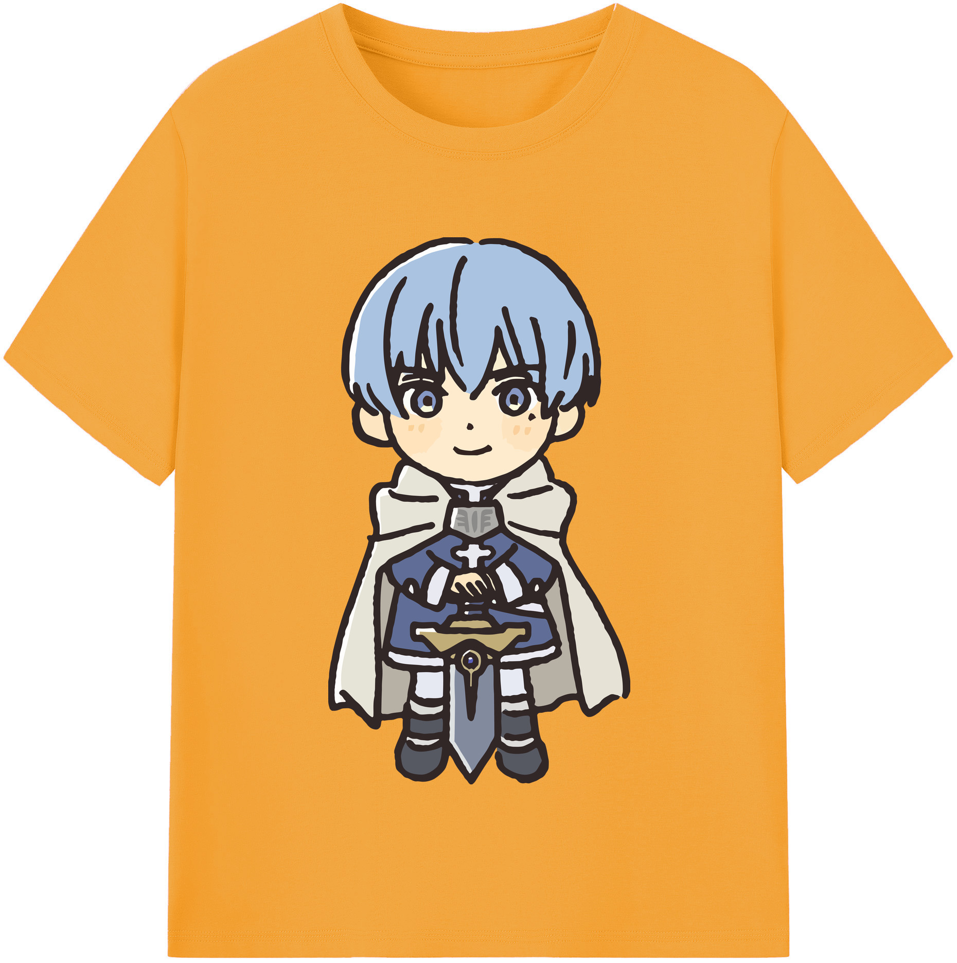 （画像用） 葬送のフリーレン Frieren 綿100％半袖Tシャツ（フロントプリント）