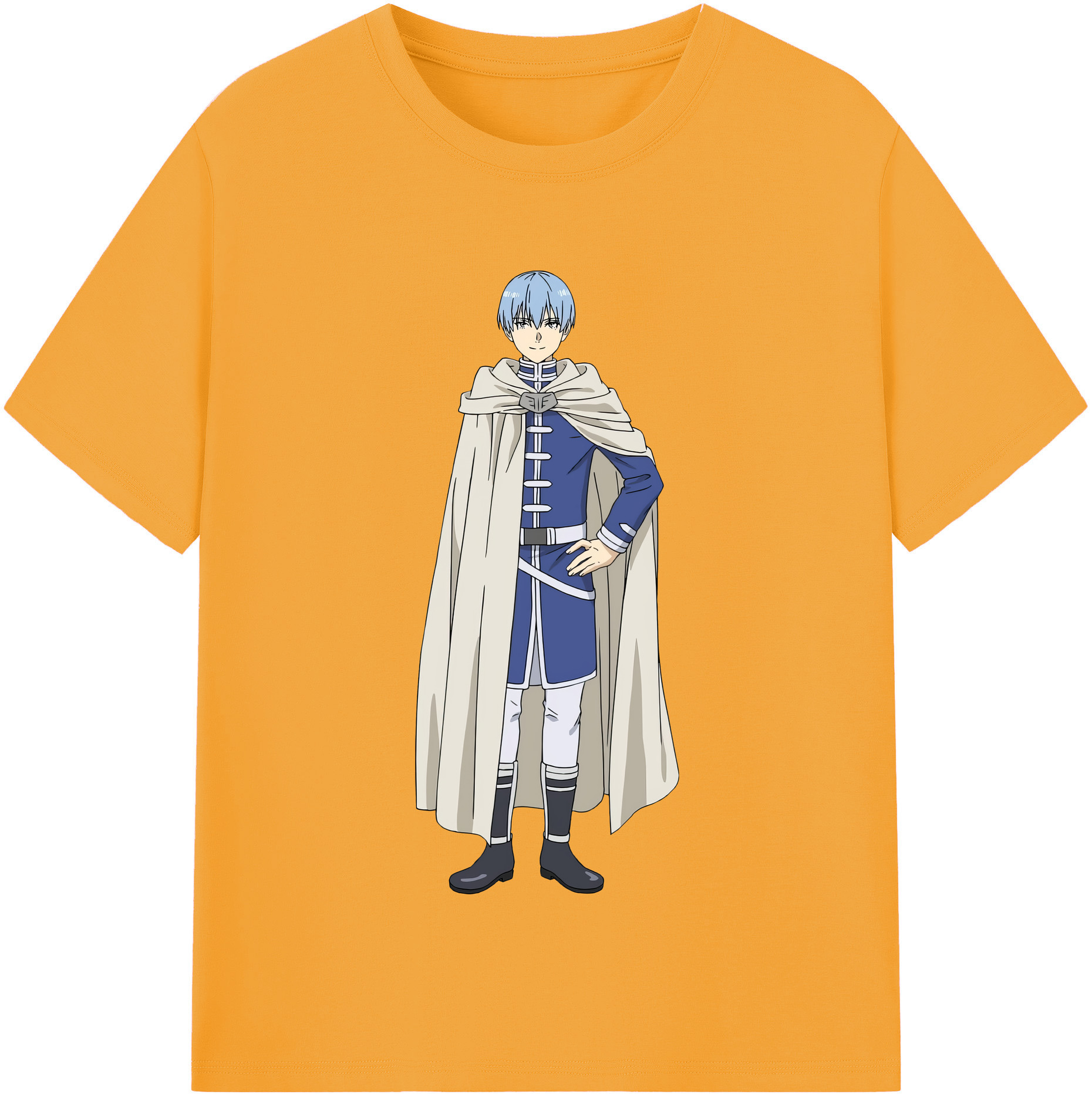 （画像用） 葬送のフリーレン Frieren 綿100％半袖Tシャツ（フロントプリント）