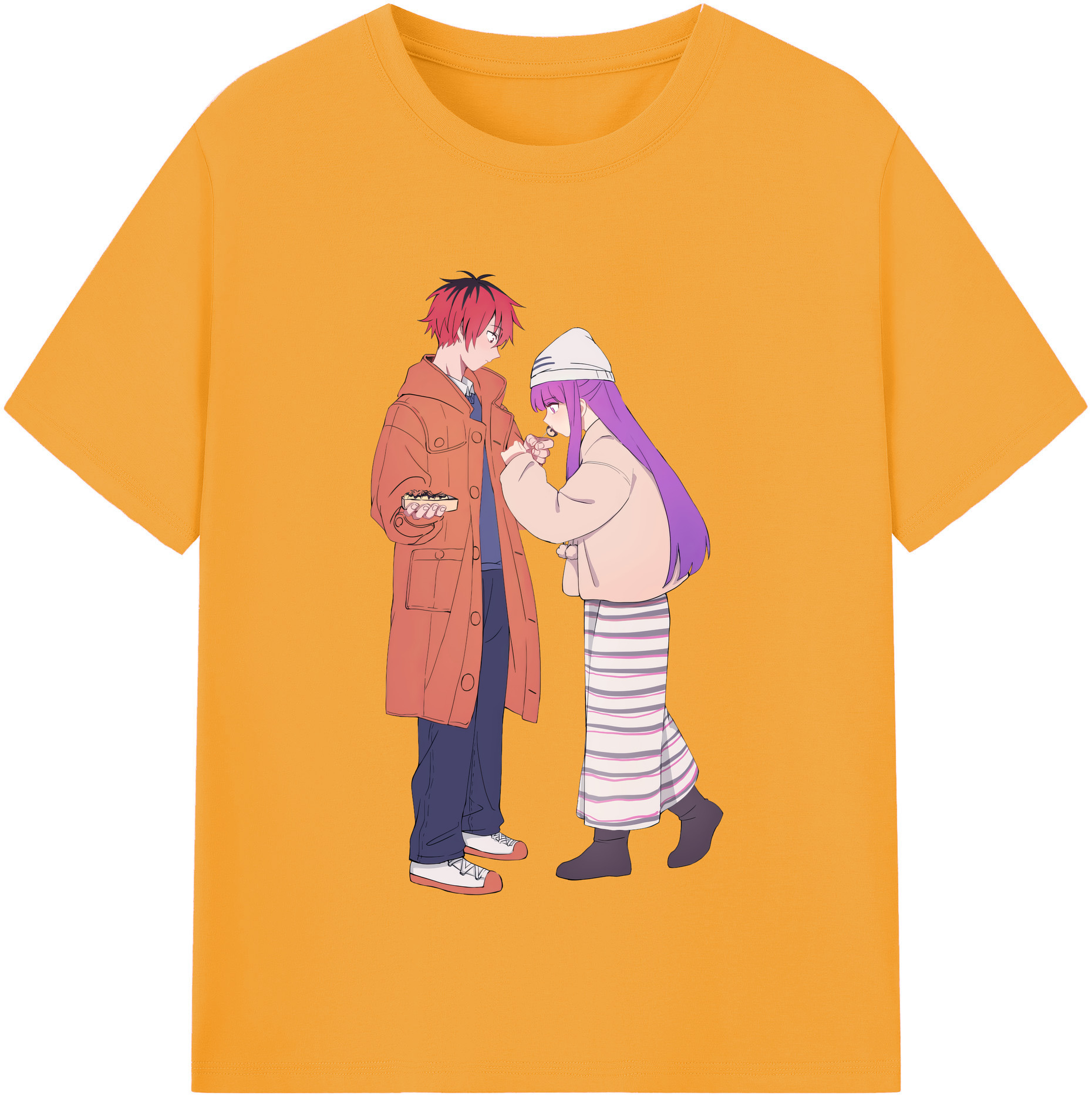 （画像用） 葬送のフリーレン Frieren 綿100％半袖Tシャツ（フロントプリント）