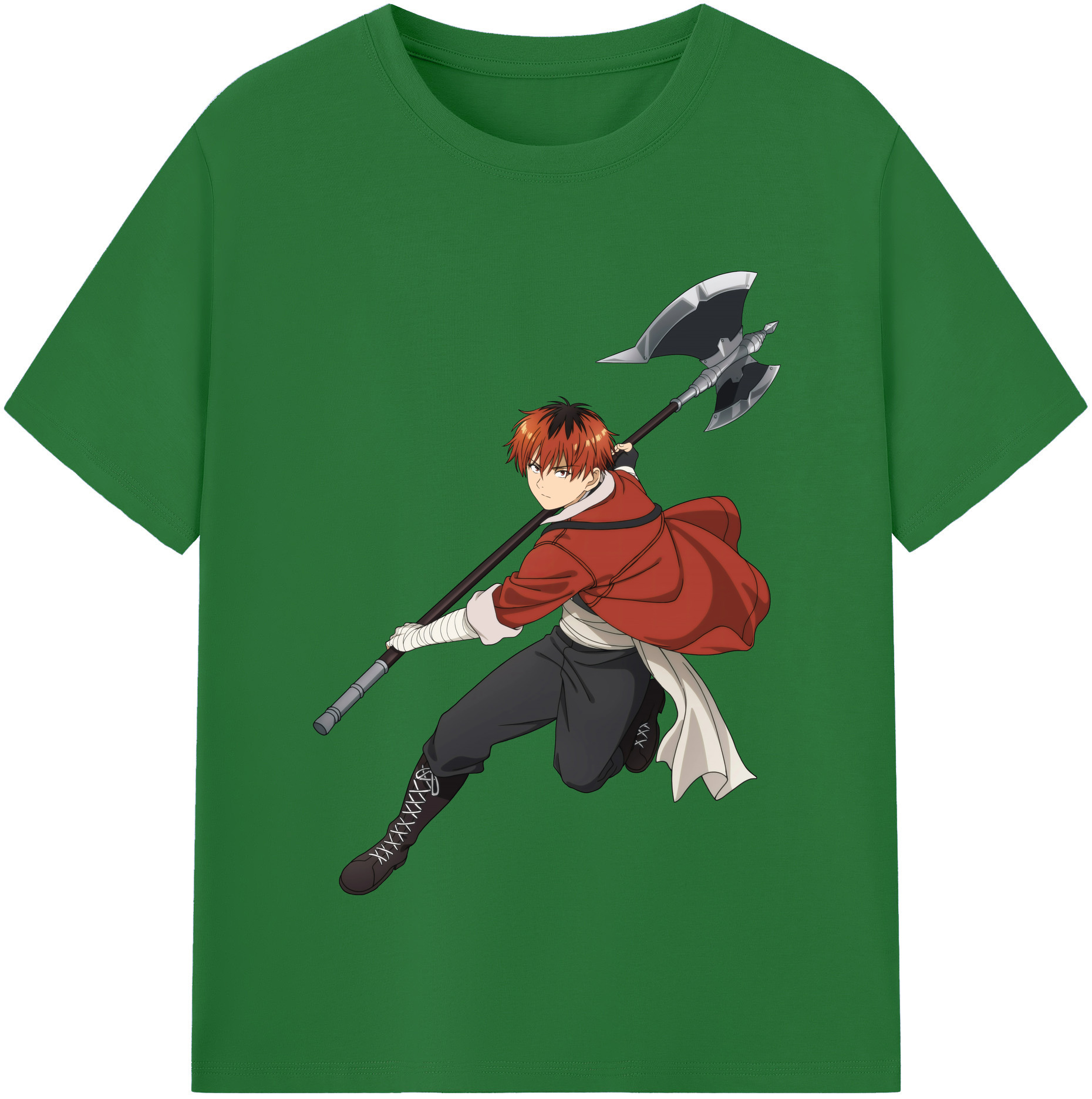 （画像用） 葬送のフリーレン Frieren 綿100％半袖Tシャツ（フロントプリント）