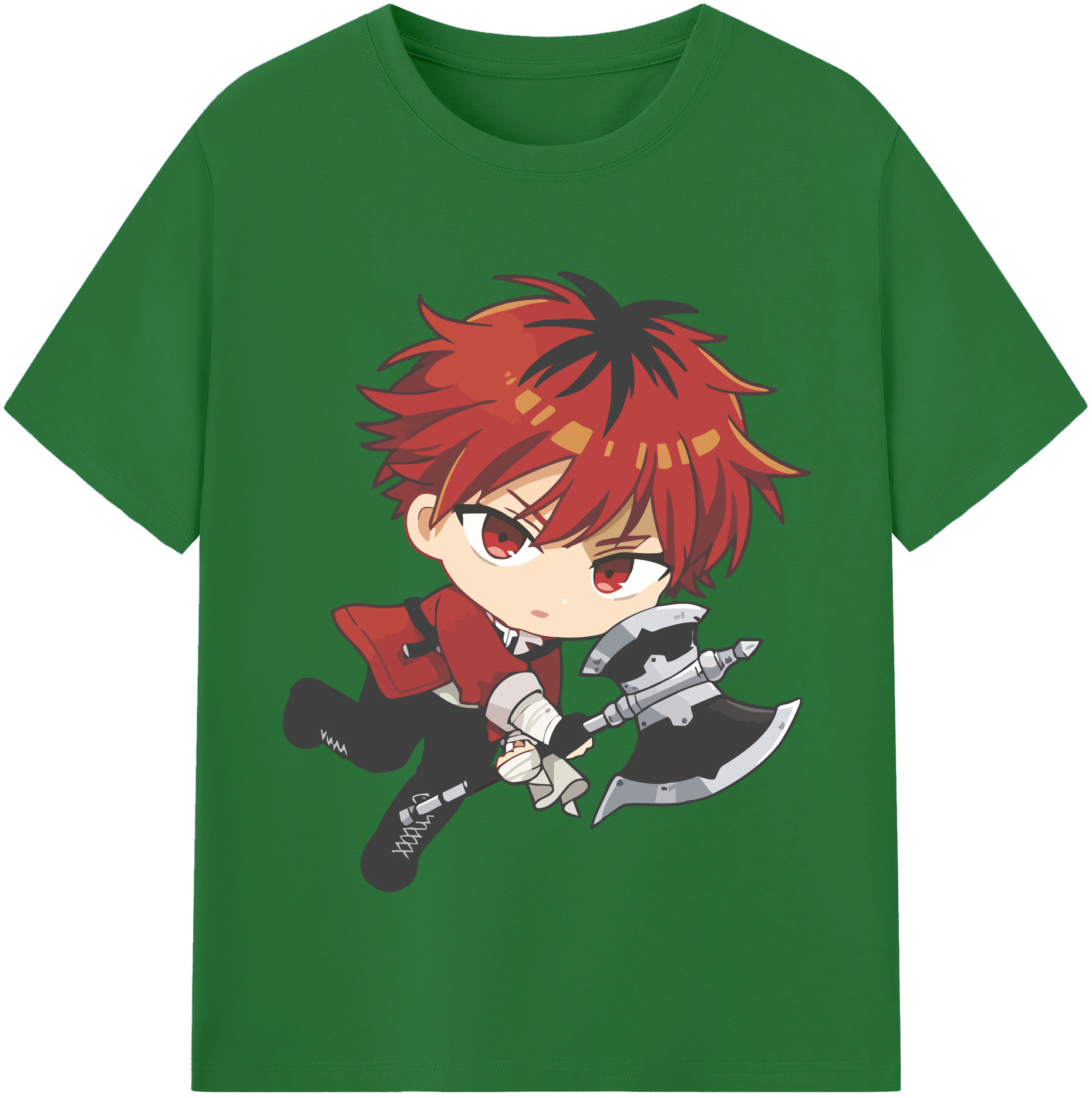 （画像用） 葬送のフリーレン Frieren 綿100％半袖Tシャツ（フロントプリント）