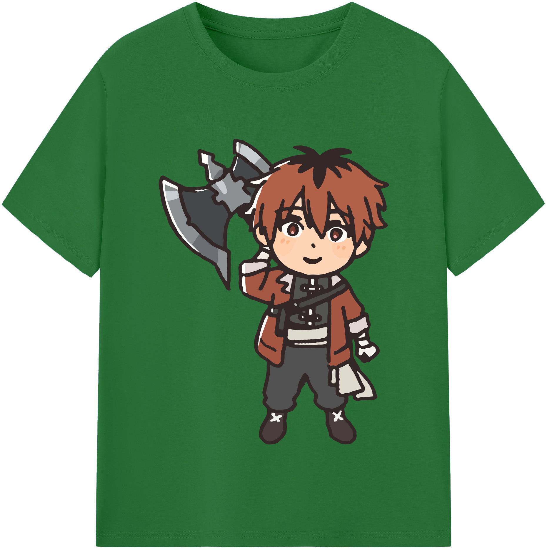 （画像用） 葬送のフリーレン Frieren 綿100％半袖Tシャツ（フロントプリント）
