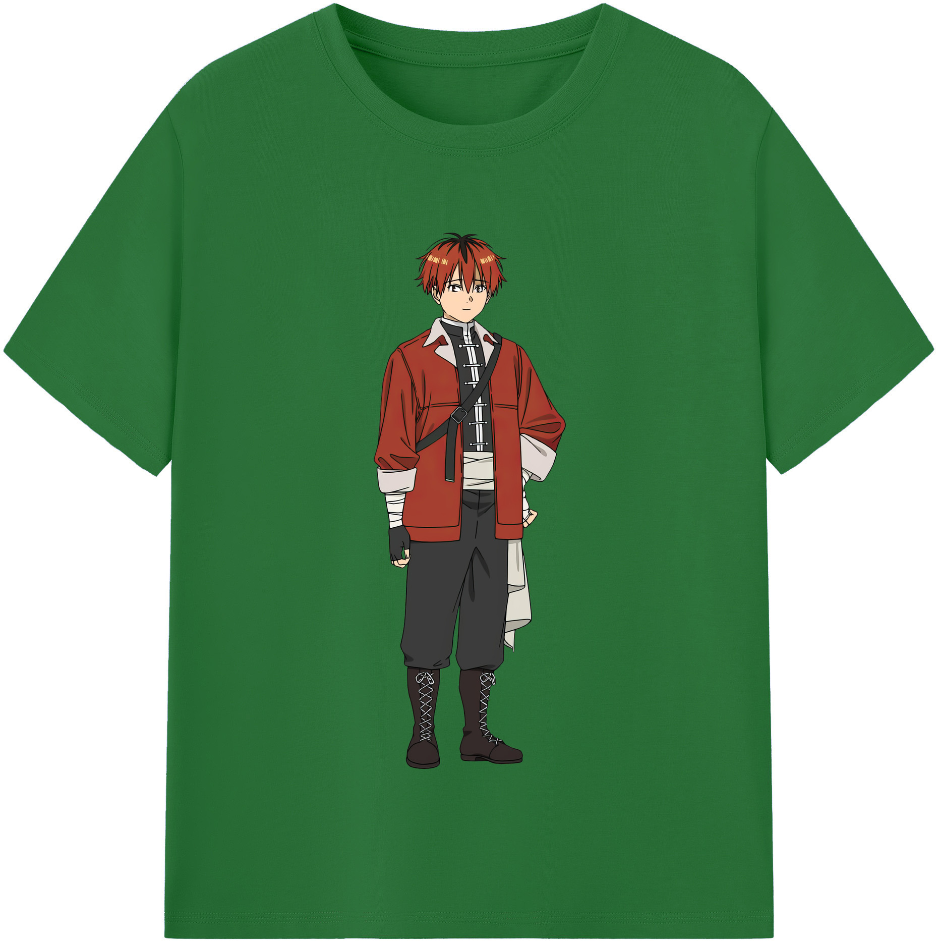 （画像用） 葬送のフリーレン Frieren 綿100％半袖Tシャツ（フロントプリント）