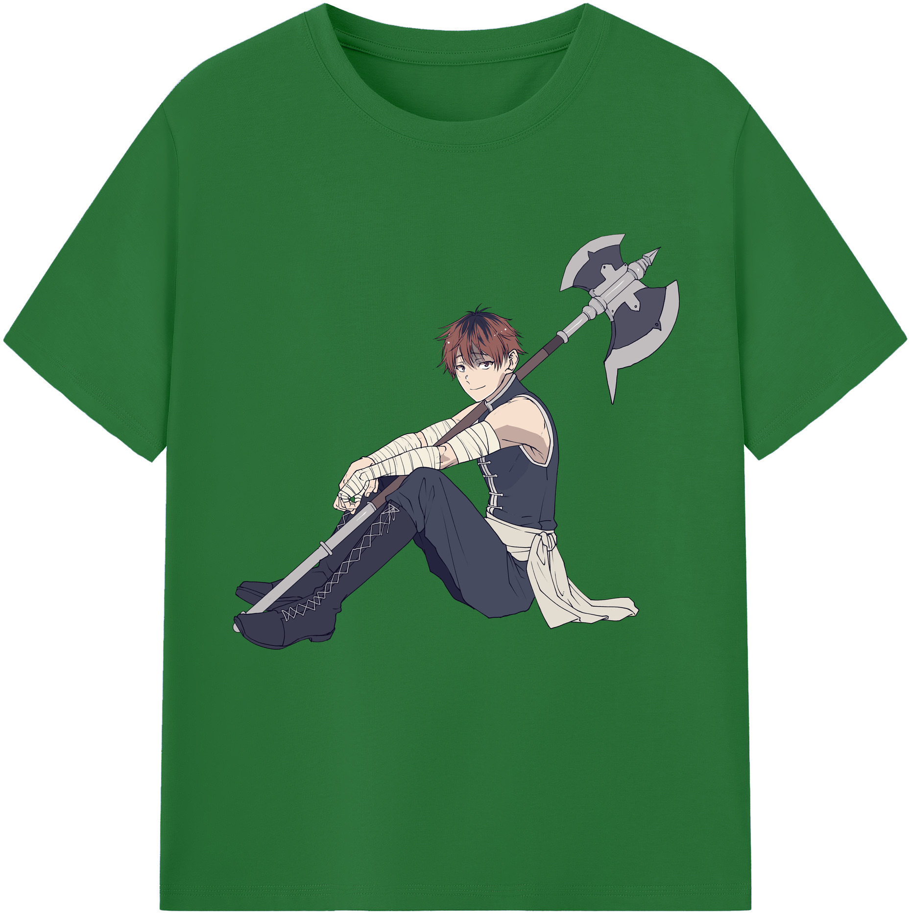 （画像用） 葬送のフリーレン Frieren 綿100％半袖Tシャツ（フロントプリント）