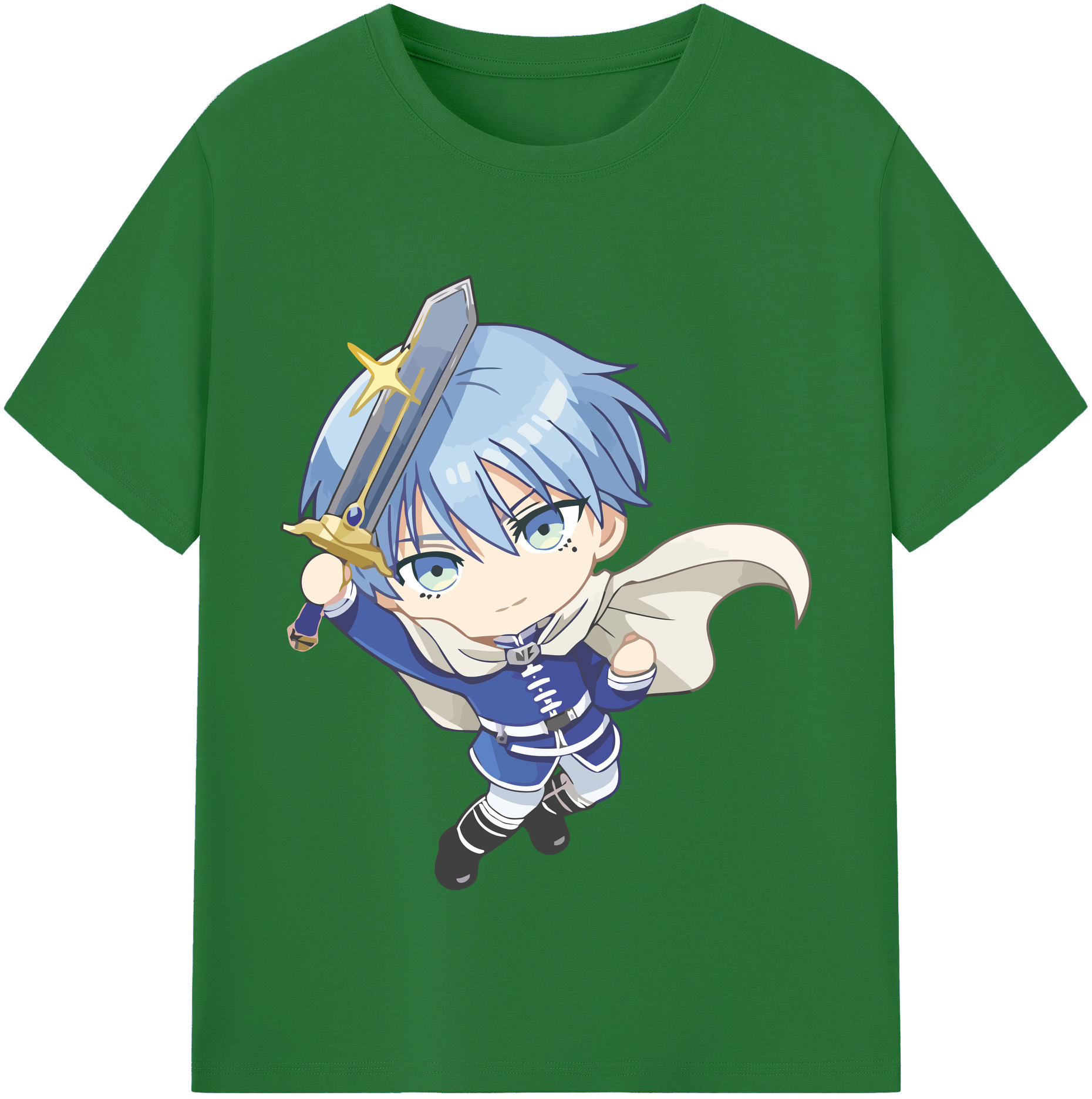 （画像用） 葬送のフリーレン Frieren 綿100％半袖Tシャツ（フロントプリント）