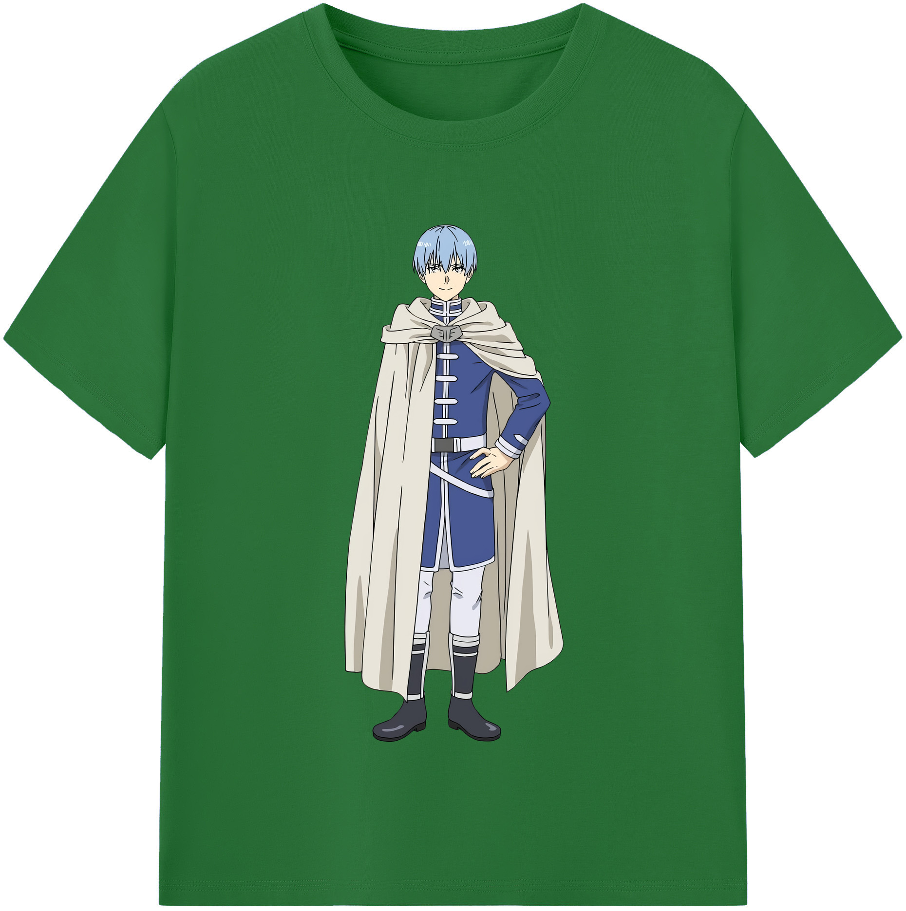 （画像用） 葬送のフリーレン Frieren 綿100％半袖Tシャツ（フロントプリント）