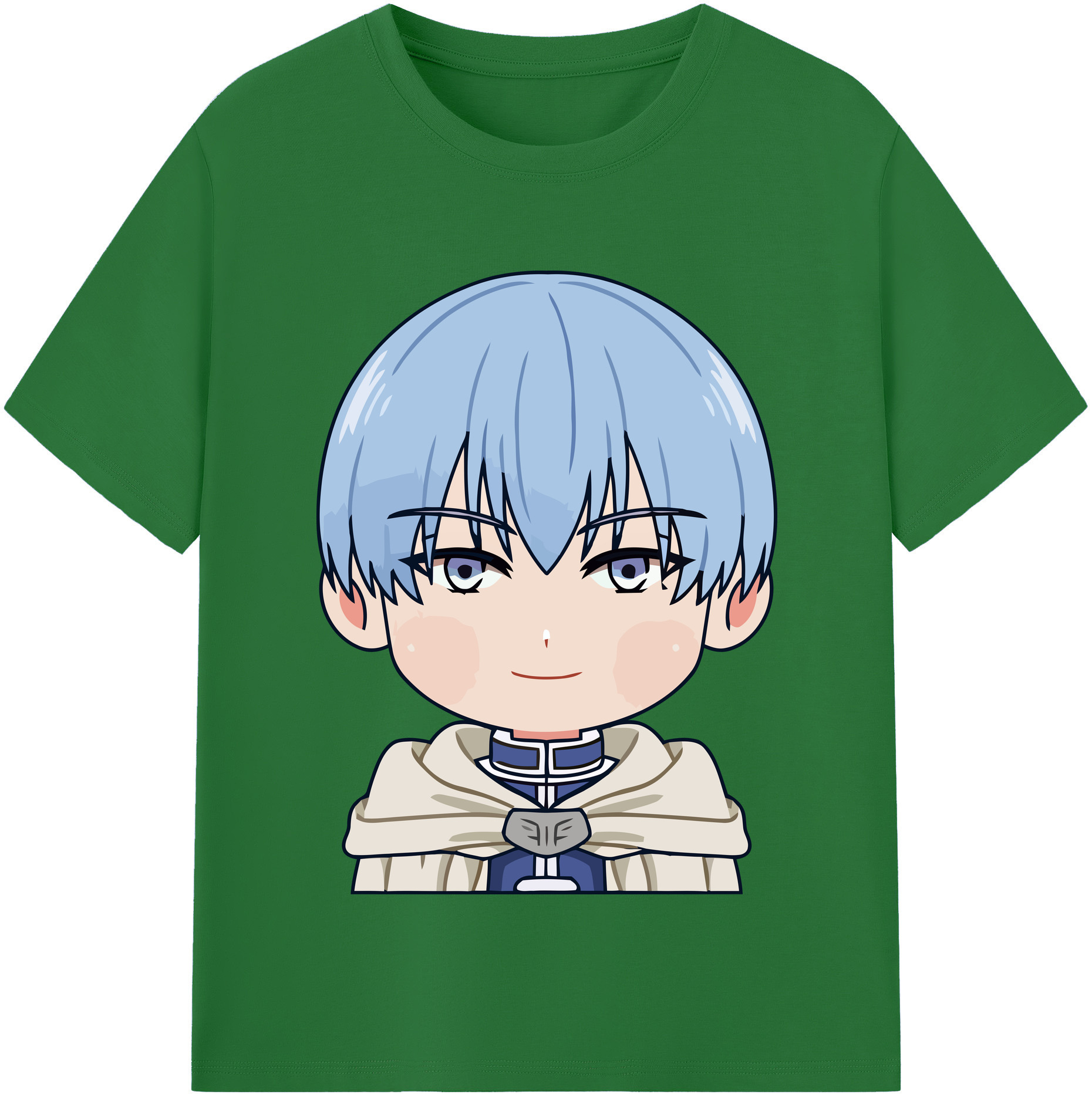 （画像用） 葬送のフリーレン Frieren 綿100％半袖Tシャツ（フロントプリント）