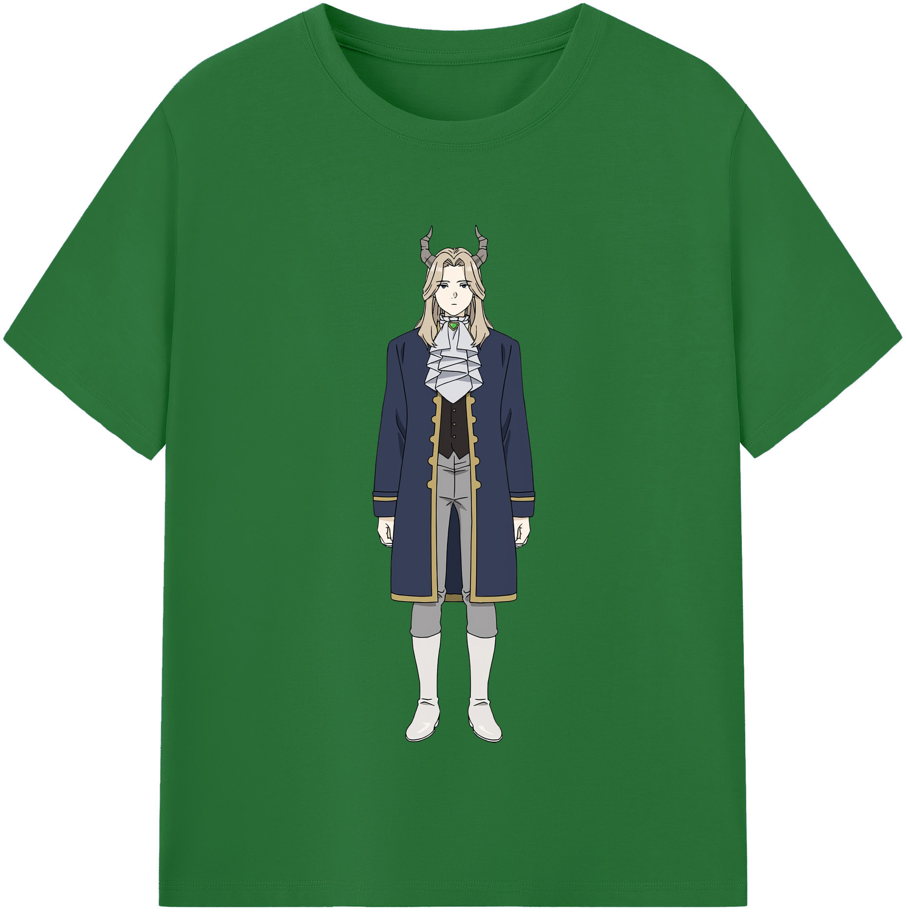 （画像用） 葬送のフリーレン Frieren 綿100％半袖Tシャツ（フロントプリント）