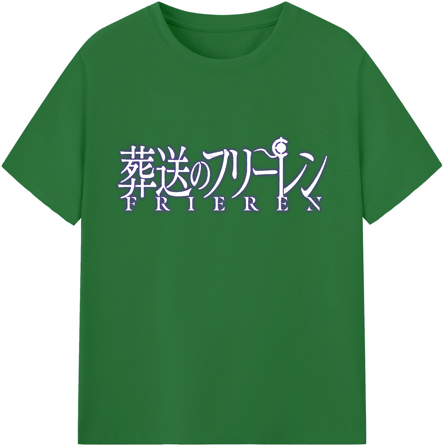 （画像用） 葬送のフリーレン Frieren 綿100％半袖Tシャツ（フロントプリント）