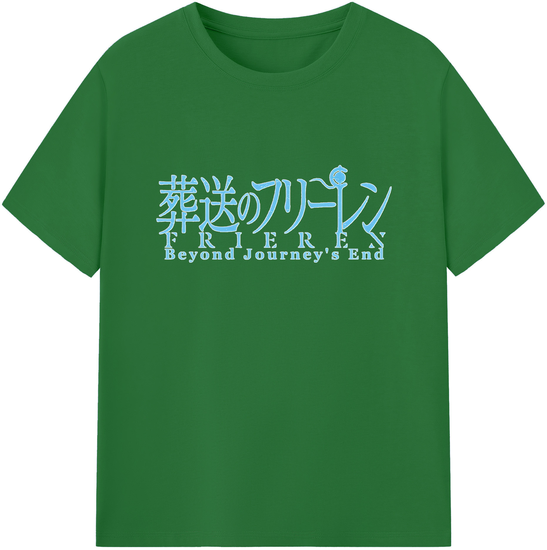 （画像用） 葬送のフリーレン Frieren 綿100％半袖Tシャツ（フロントプリント）