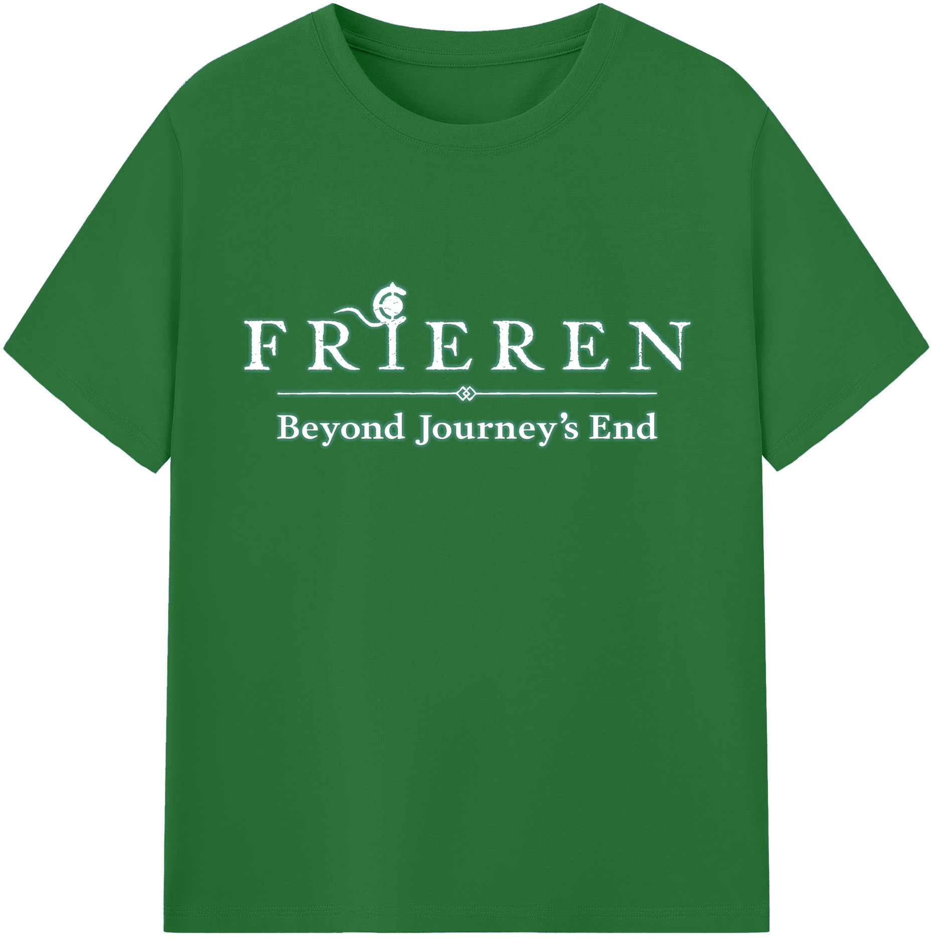 （画像用） 葬送のフリーレン Frieren 綿100％半袖Tシャツ（フロントプリント）