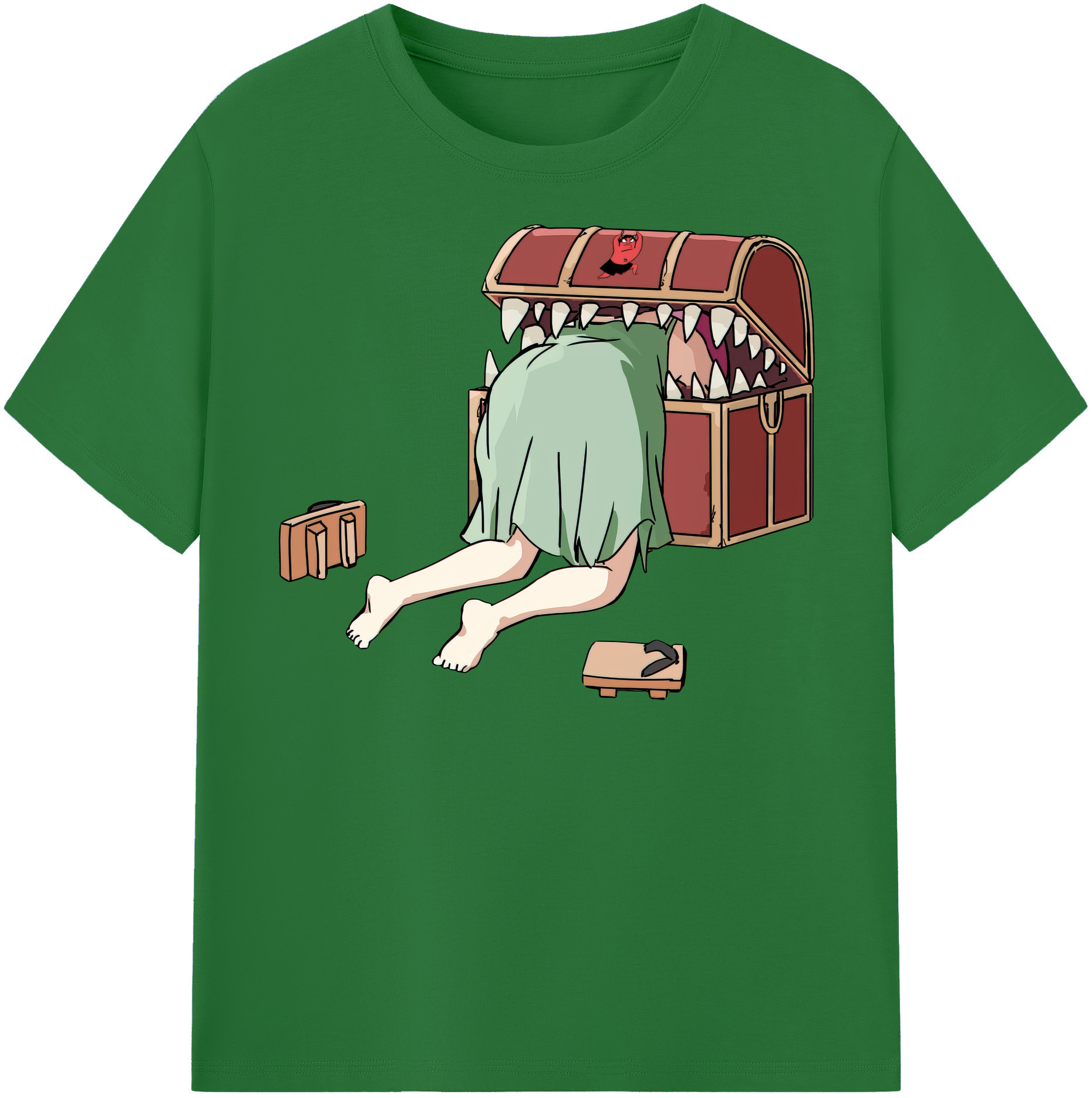 （画像用） 葬送のフリーレン Frieren 綿100％半袖Tシャツ（フロントプリント）
