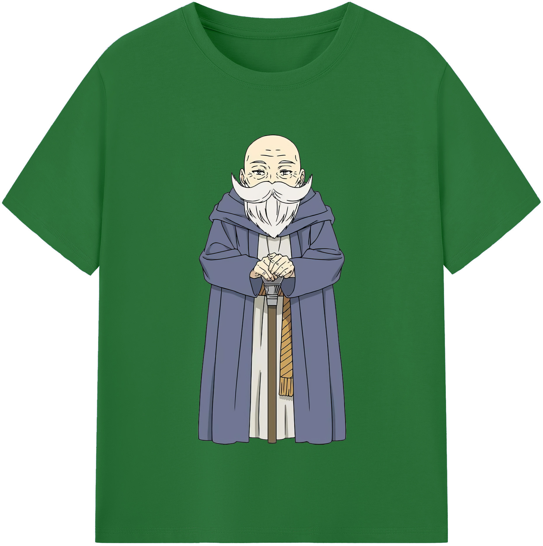 （画像用） 葬送のフリーレン Frieren 綿100％半袖Tシャツ（フロントプリント）
