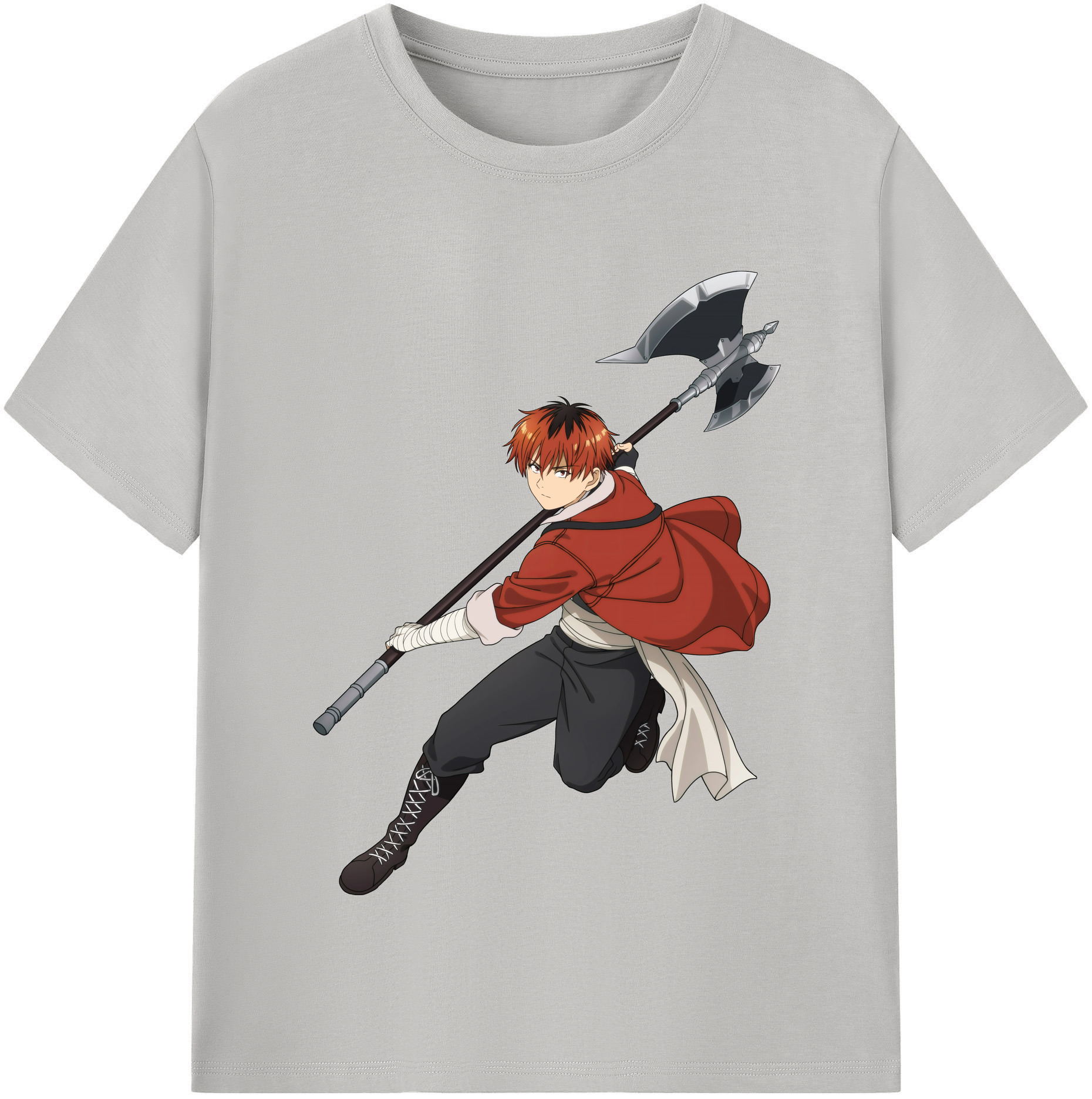 （画像用） 葬送のフリーレン Frieren 綿100％半袖Tシャツ（フロントプリント）