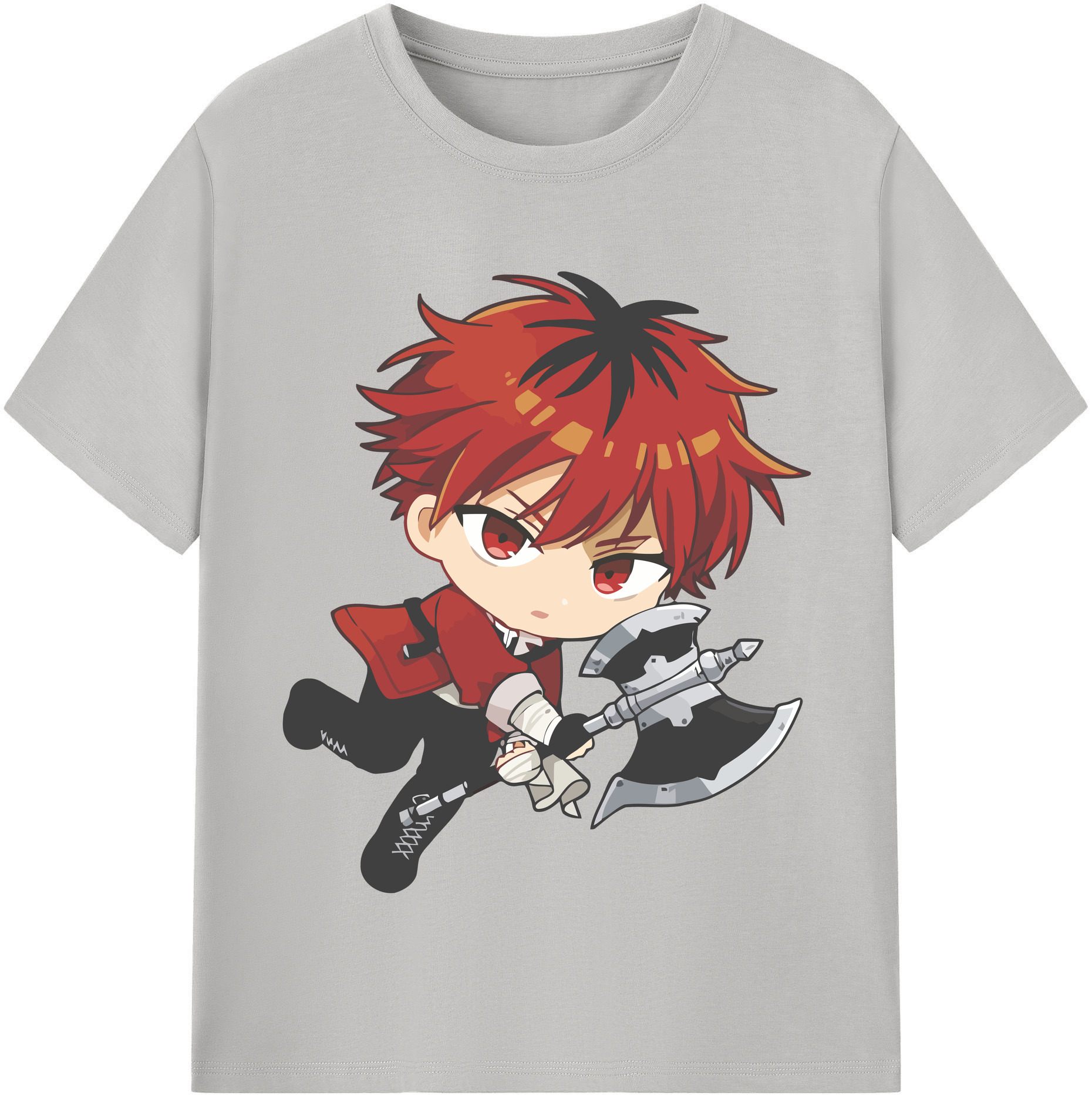 （画像用） 葬送のフリーレン Frieren 綿100％半袖Tシャツ（フロントプリント）