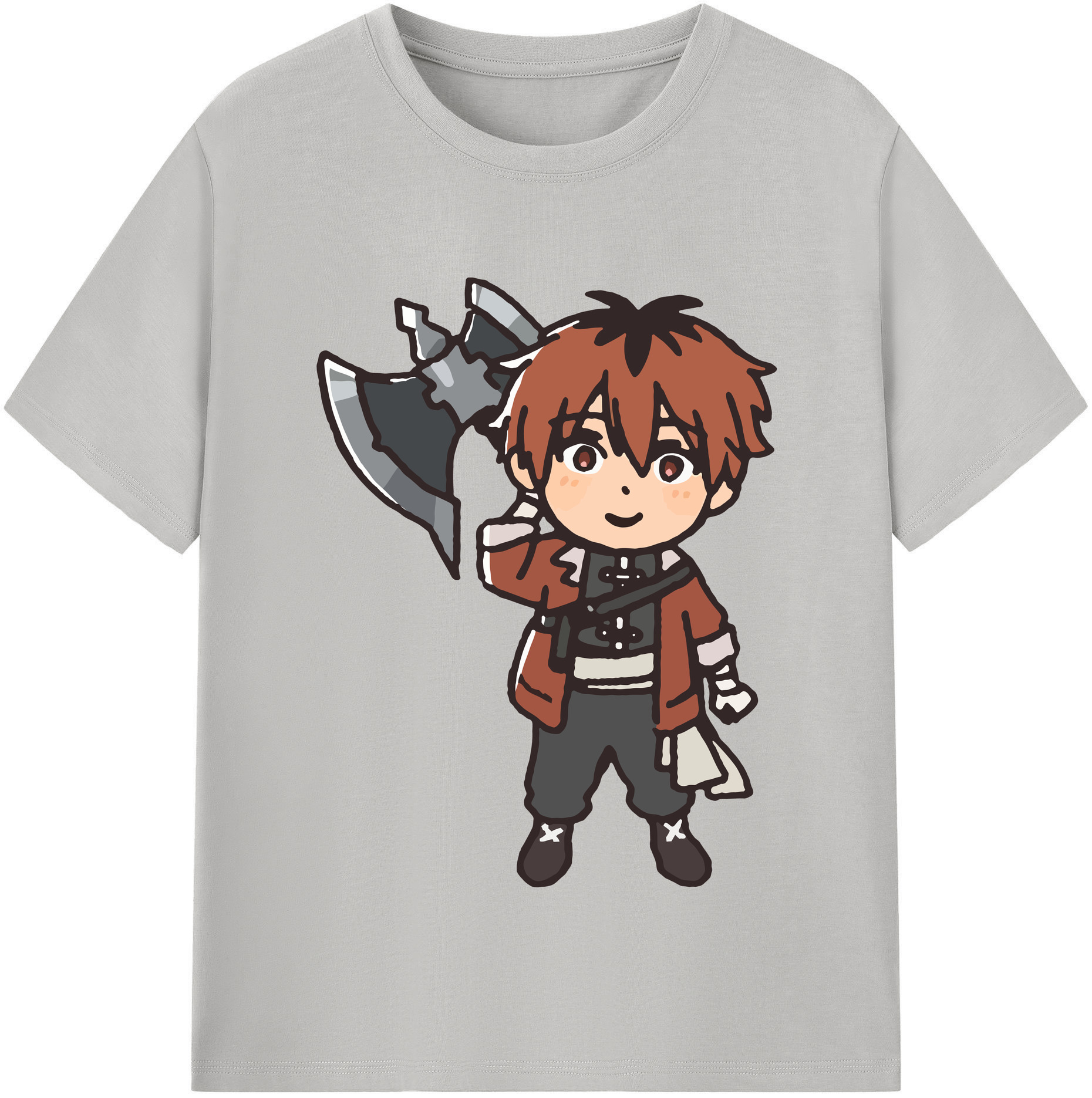 （画像用） 葬送のフリーレン Frieren 綿100％半袖Tシャツ（フロントプリント）