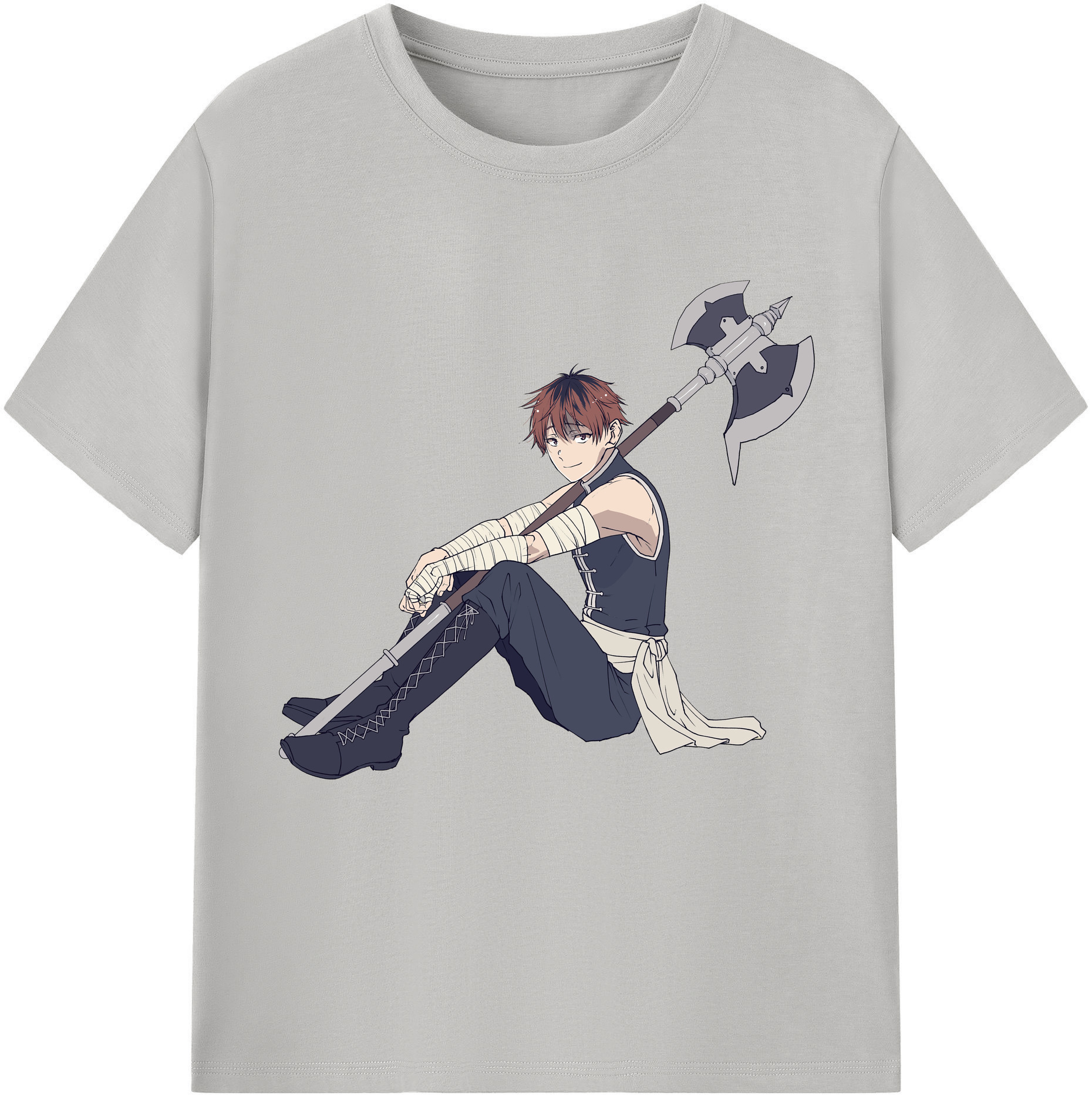 （画像用） 葬送のフリーレン Frieren 綿100％半袖Tシャツ（フロントプリント）