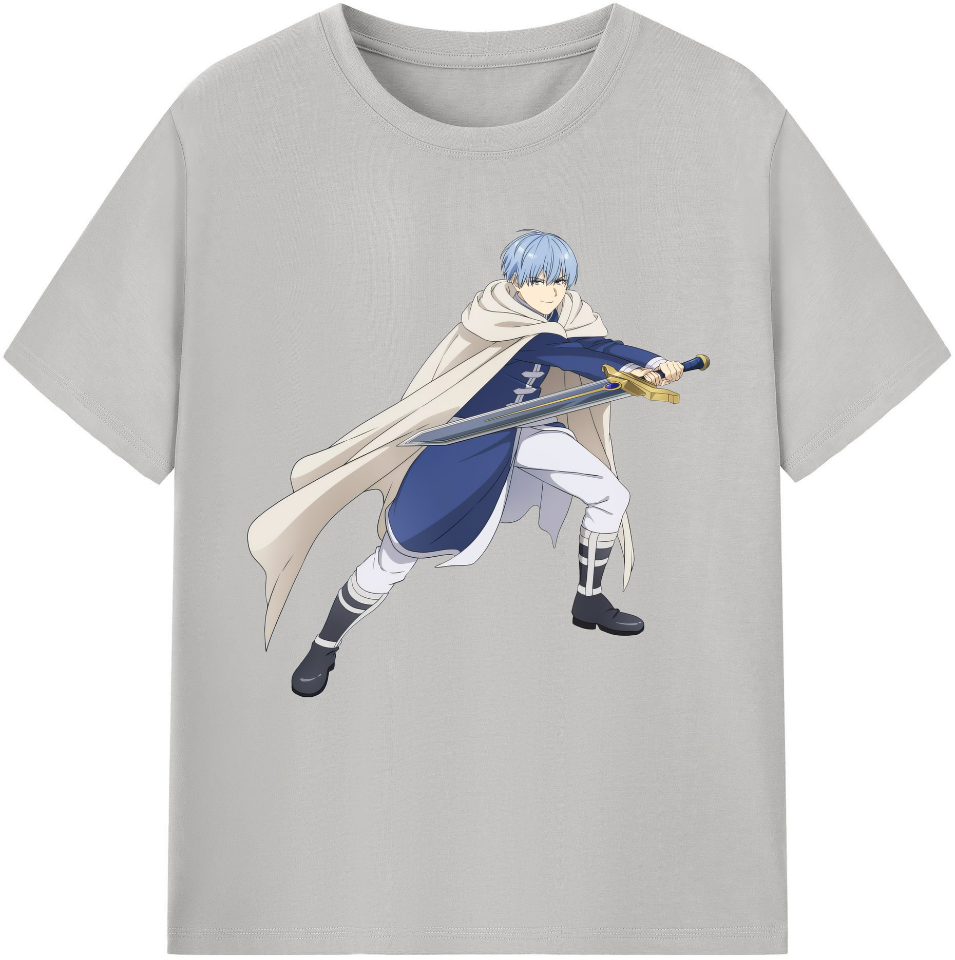 （画像用） 葬送のフリーレン Frieren 綿100％半袖Tシャツ（フロントプリント）