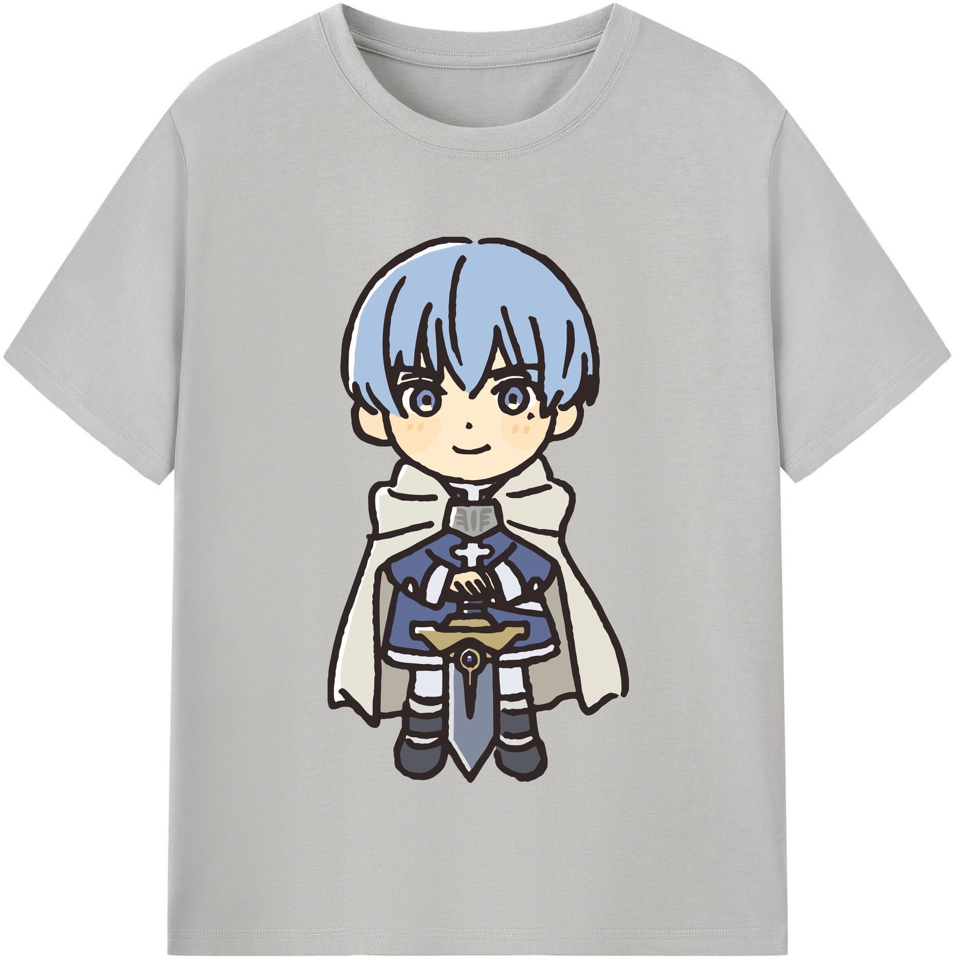 （画像用） 葬送のフリーレン Frieren 綿100％半袖Tシャツ（フロントプリント）