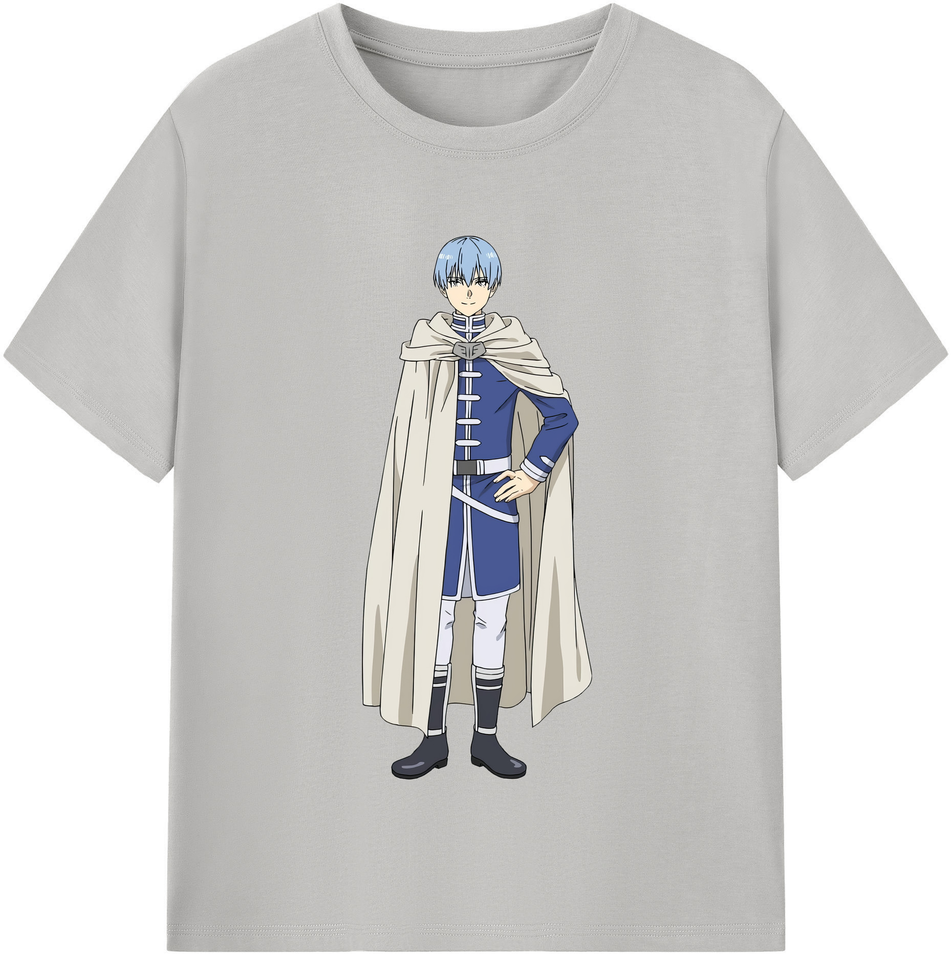 （画像用） 葬送のフリーレン Frieren 綿100％半袖Tシャツ（フロントプリント）