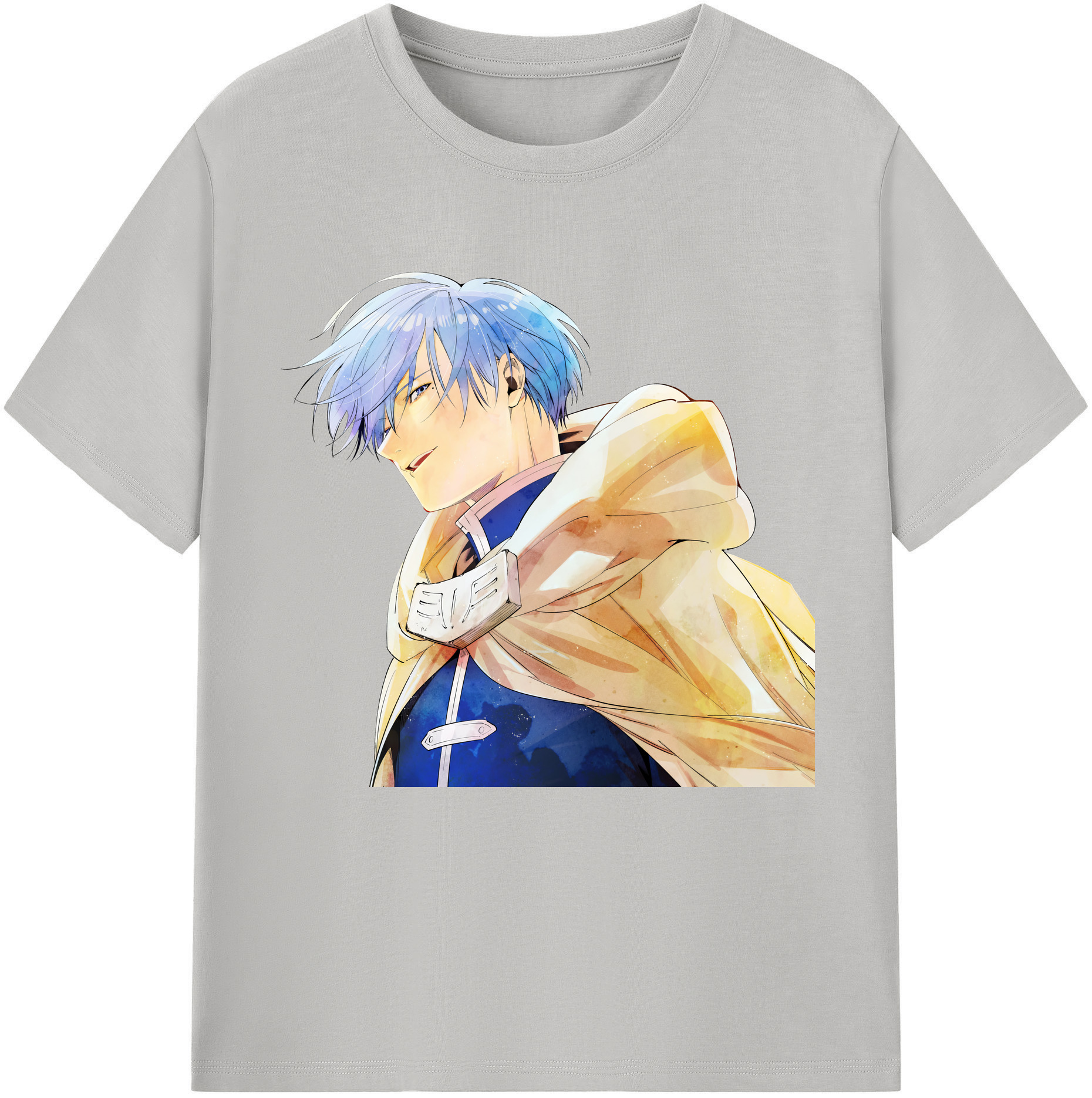 （画像用） 葬送のフリーレン Frieren 綿100％半袖Tシャツ（フロントプリント）