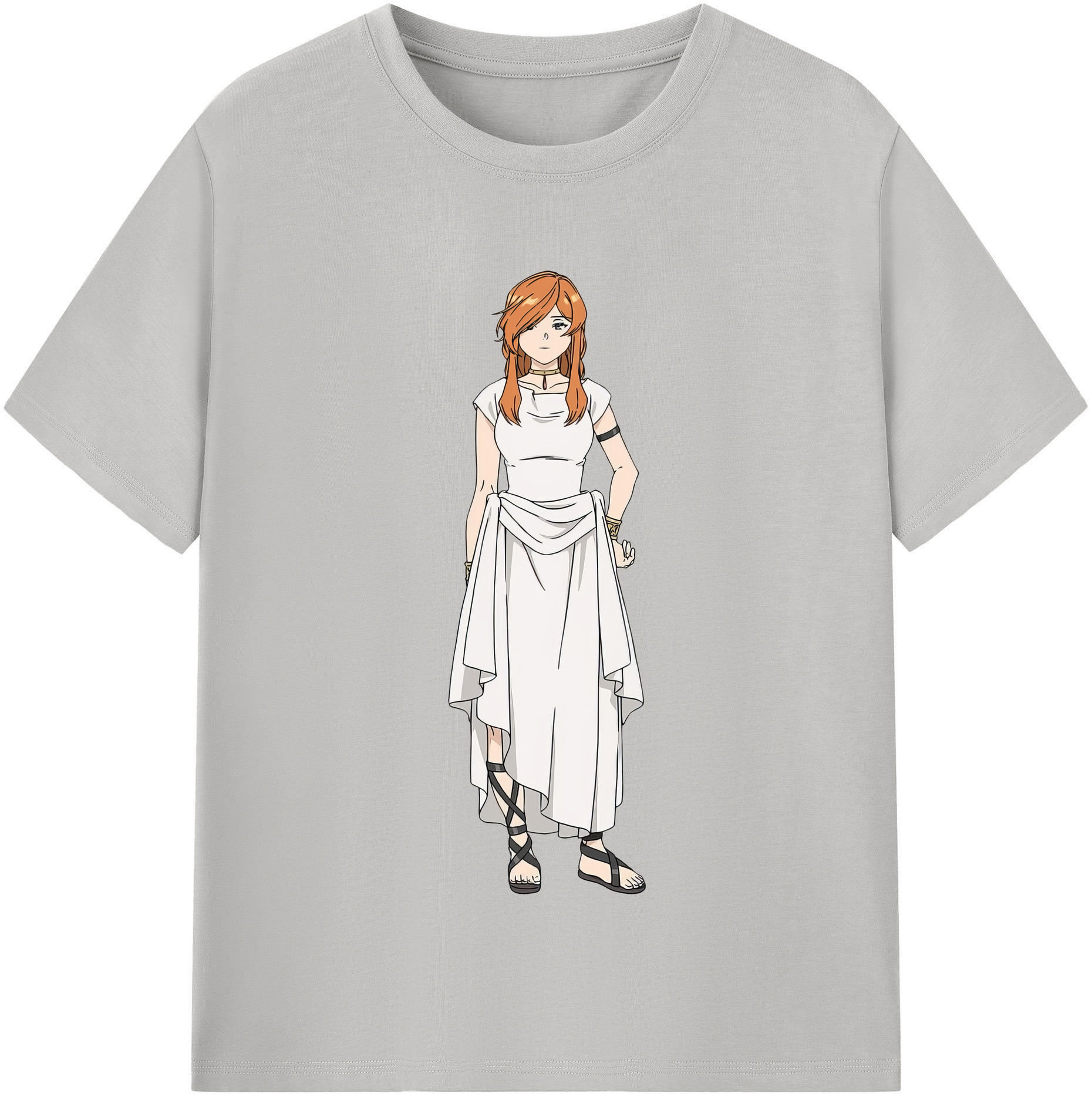 （画像用） 葬送のフリーレン Frieren 綿100％半袖Tシャツ（フロントプリント）