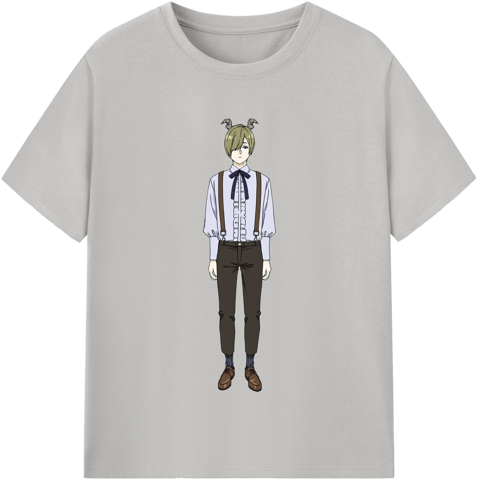 （画像用） 葬送のフリーレン Frieren 綿100％半袖Tシャツ（フロントプリント）