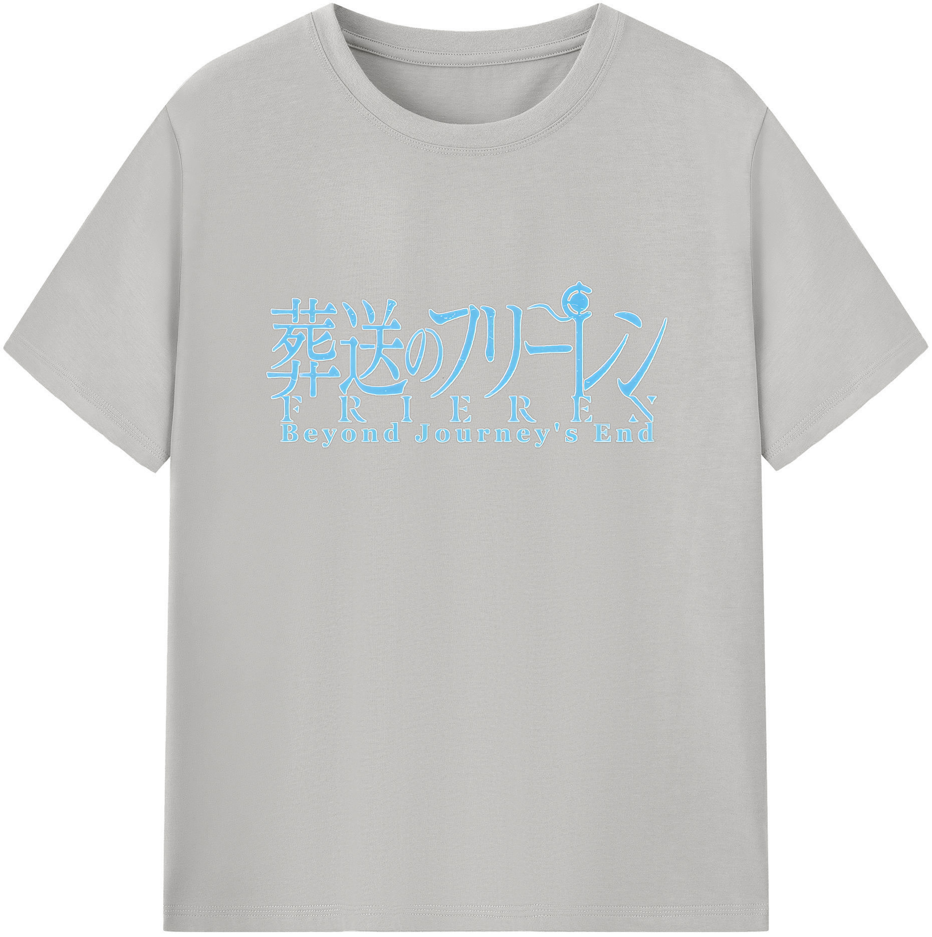 （画像用） 葬送のフリーレン Frieren 綿100％半袖Tシャツ（フロントプリント）