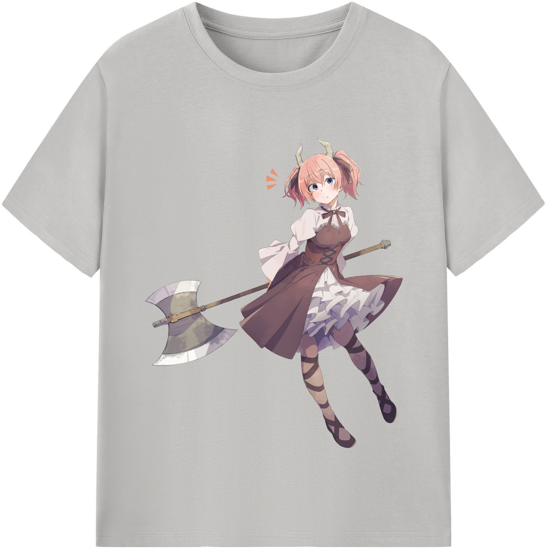 （画像用） 葬送のフリーレン Frieren 綿100％半袖Tシャツ（フロントプリント）