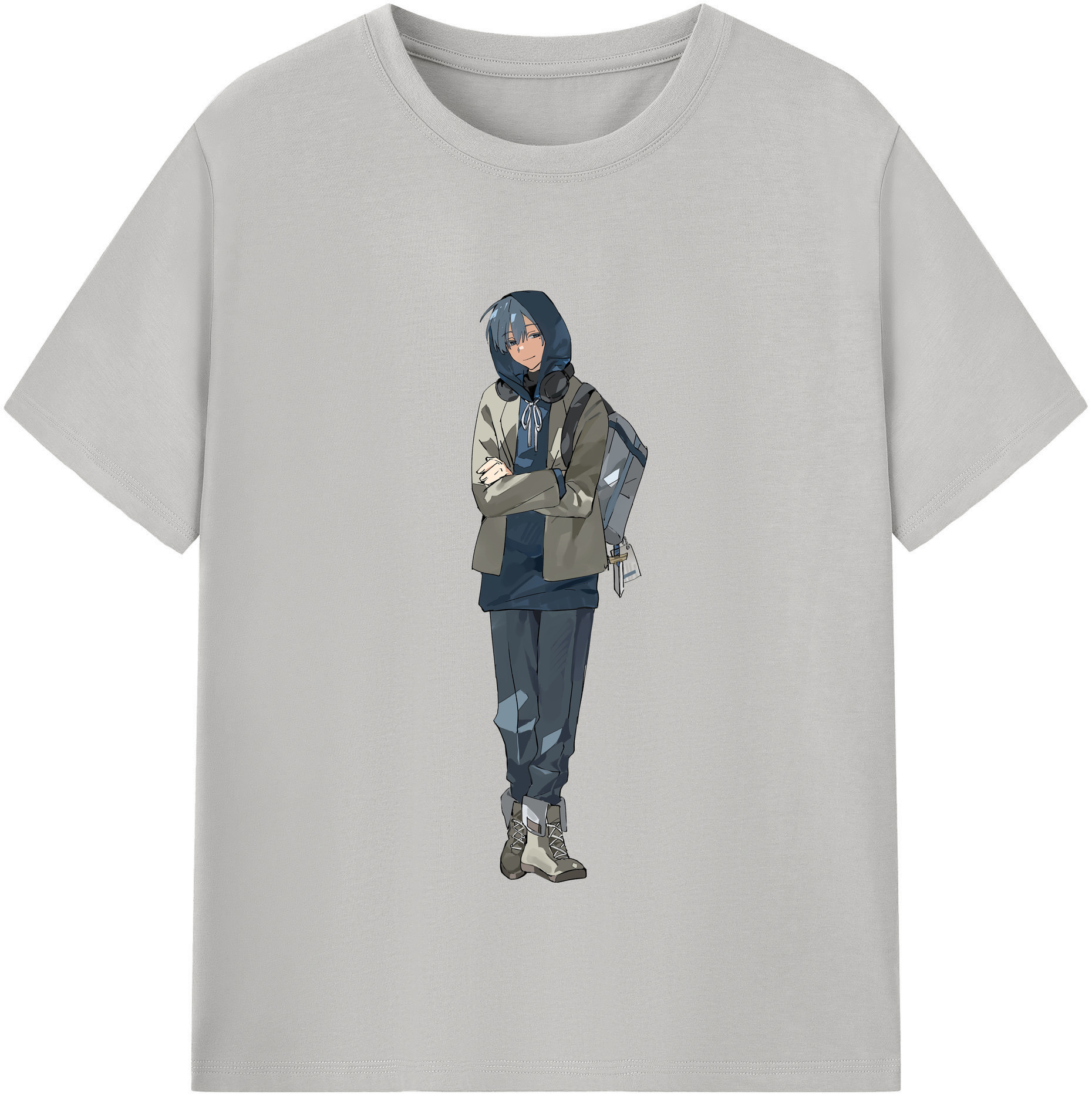 （画像用） 葬送のフリーレン Frieren 綿100％半袖Tシャツ（フロントプリント）