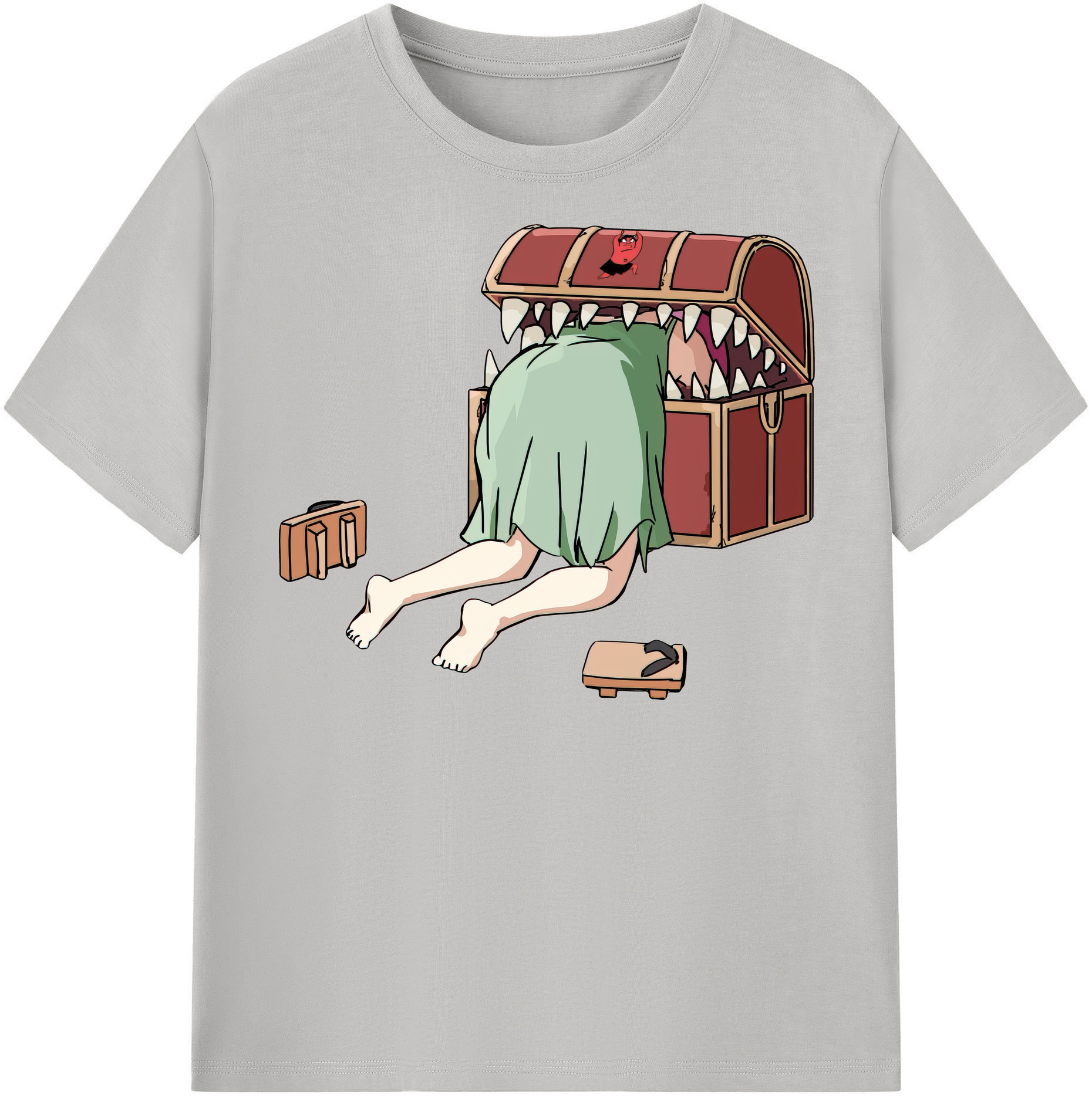 （画像用） 葬送のフリーレン Frieren 綿100％半袖Tシャツ（フロントプリント）
