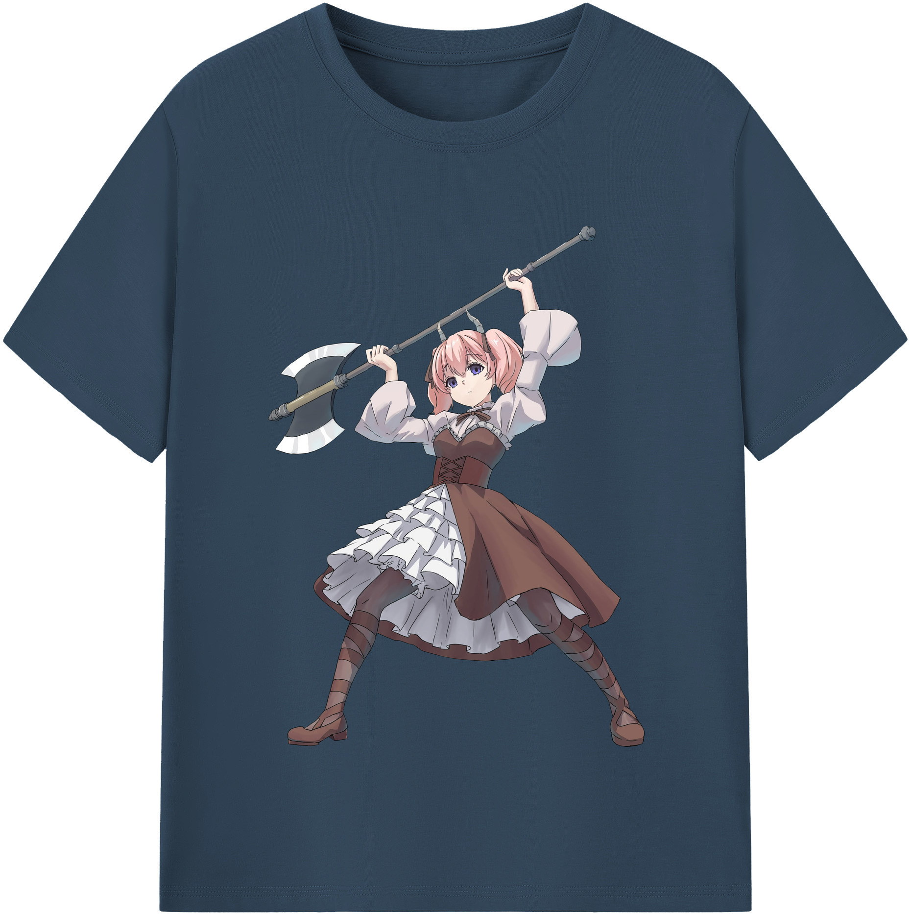 （画像用） 葬送のフリーレン Frieren 綿100％半袖Tシャツ（フロントプリント）