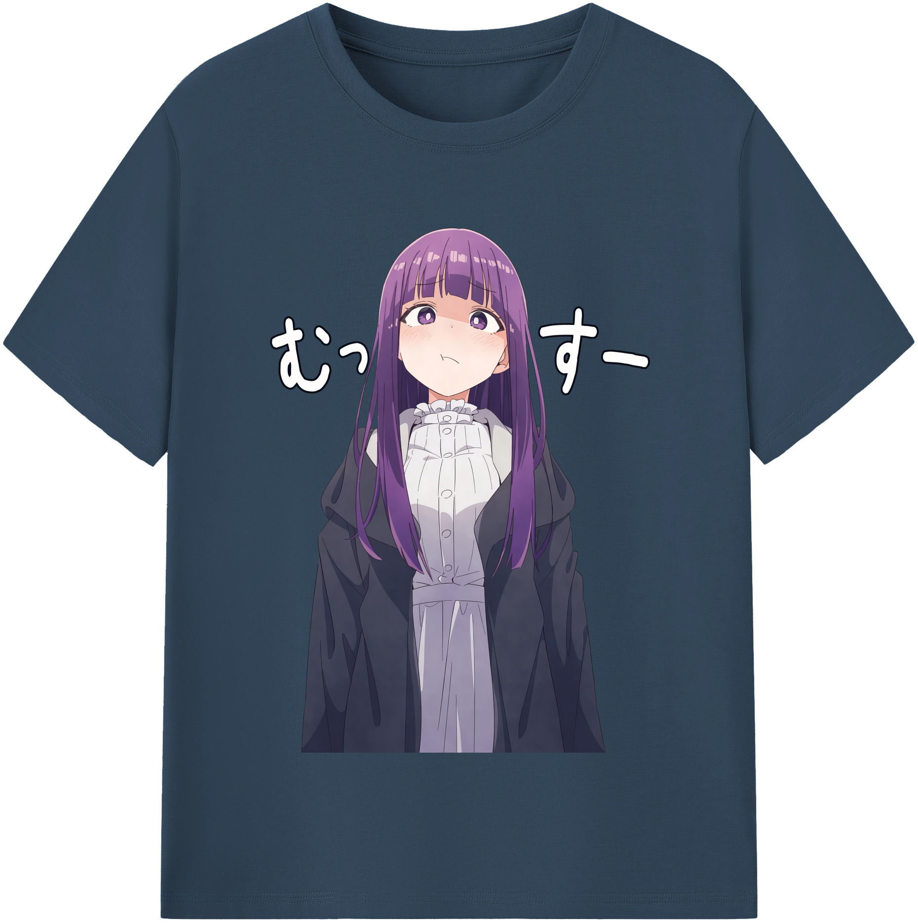 （画像用） 葬送のフリーレン Frieren 綿100％半袖Tシャツ（フロントプリント）