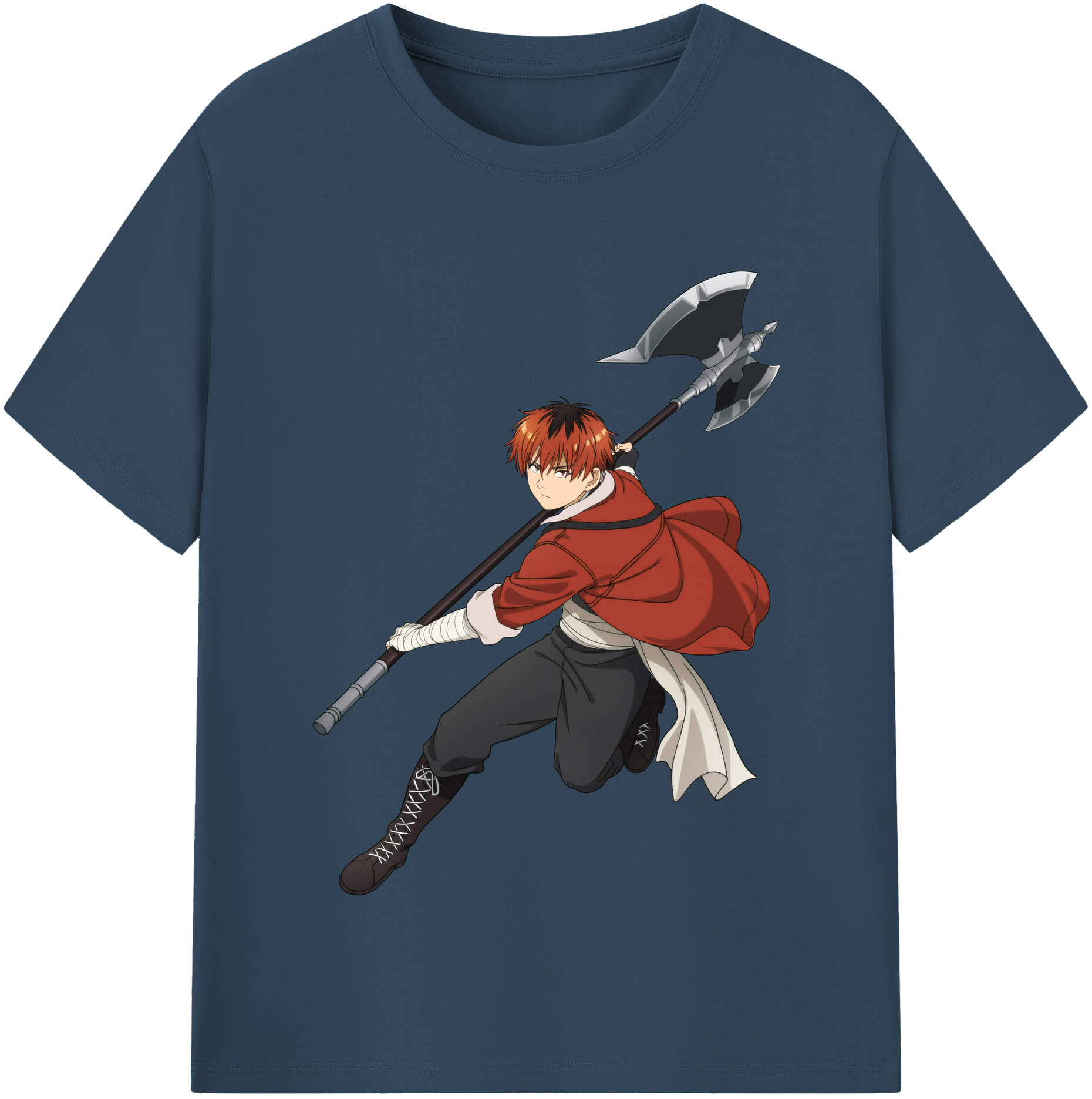 （画像用） 葬送のフリーレン Frieren 綿100％半袖Tシャツ（フロントプリント）