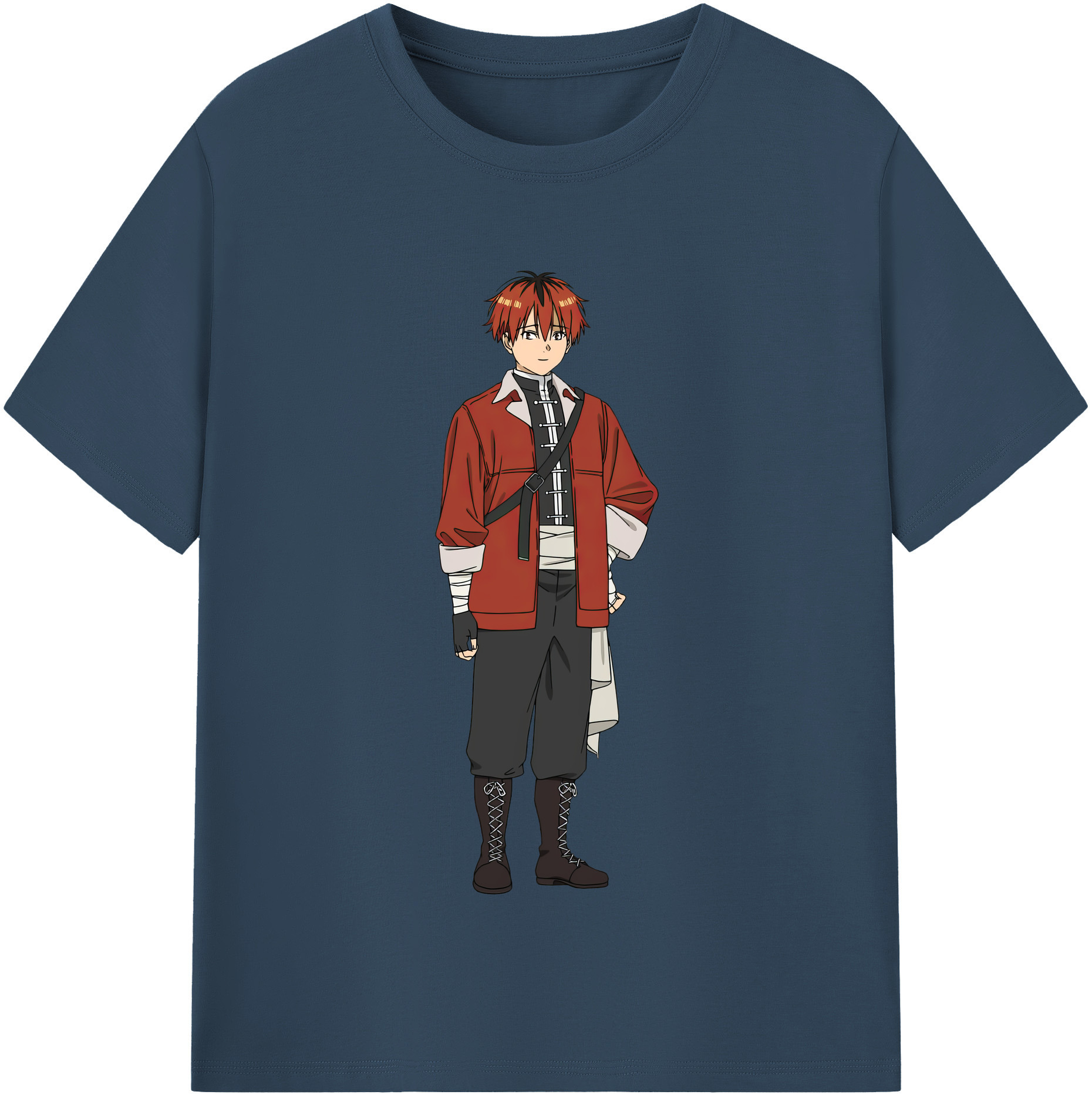 （画像用） 葬送のフリーレン Frieren 綿100％半袖Tシャツ（フロントプリント）