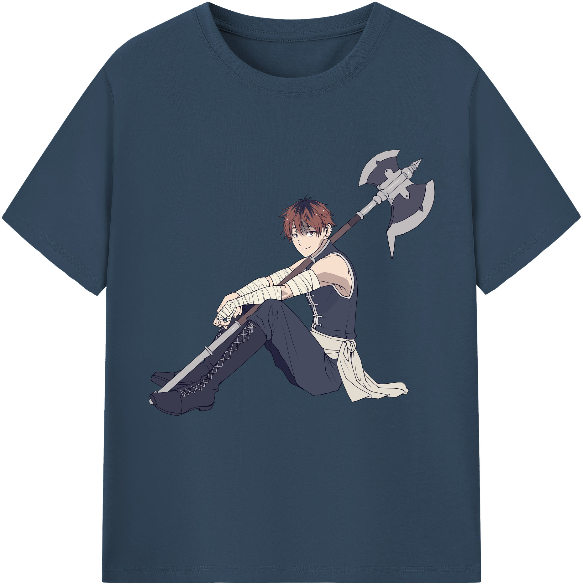 （画像用） 葬送のフリーレン Frieren 綿100％半袖Tシャツ（フロントプリント）