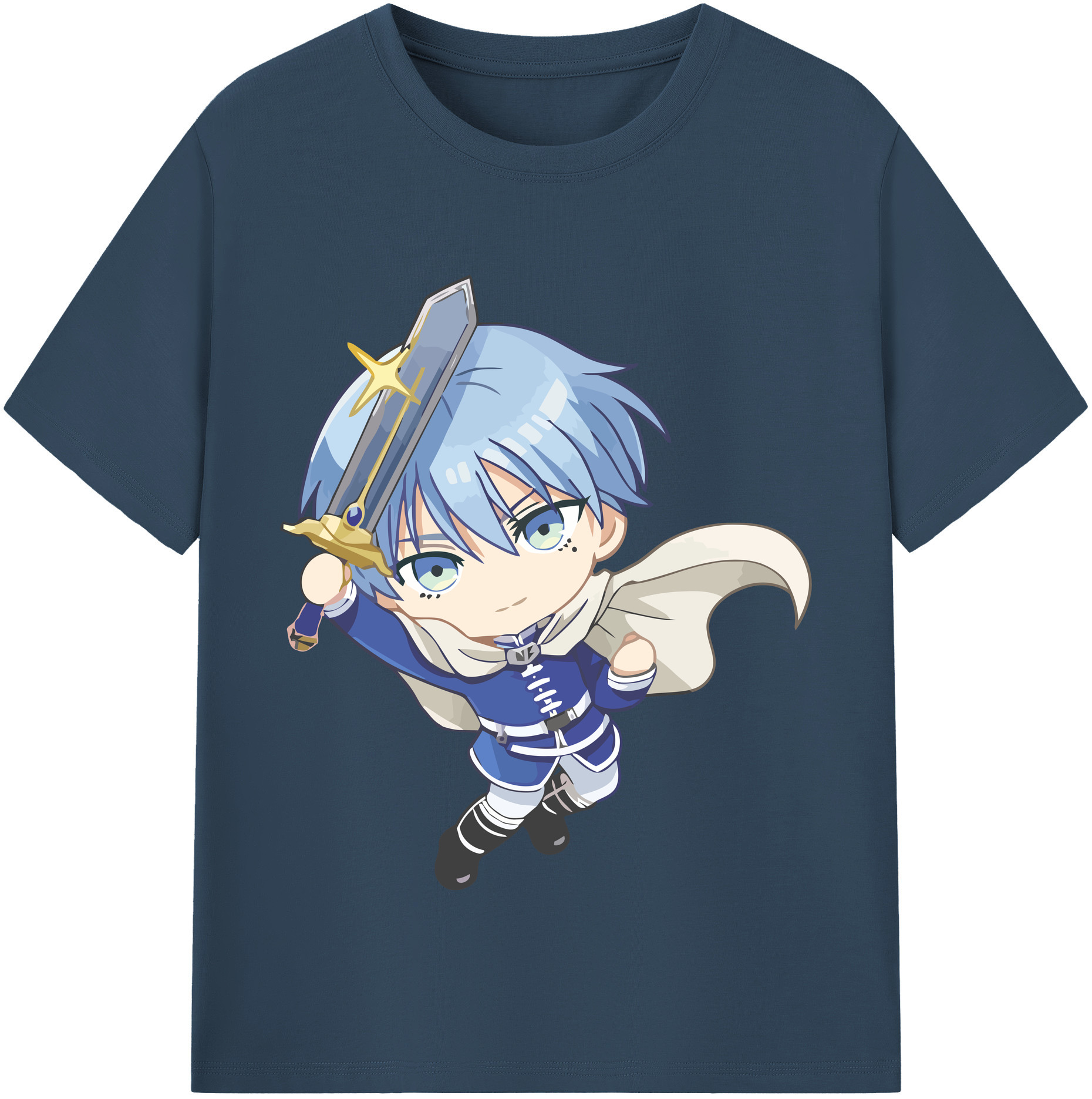 （画像用） 葬送のフリーレン Frieren 綿100％半袖Tシャツ（フロントプリント）