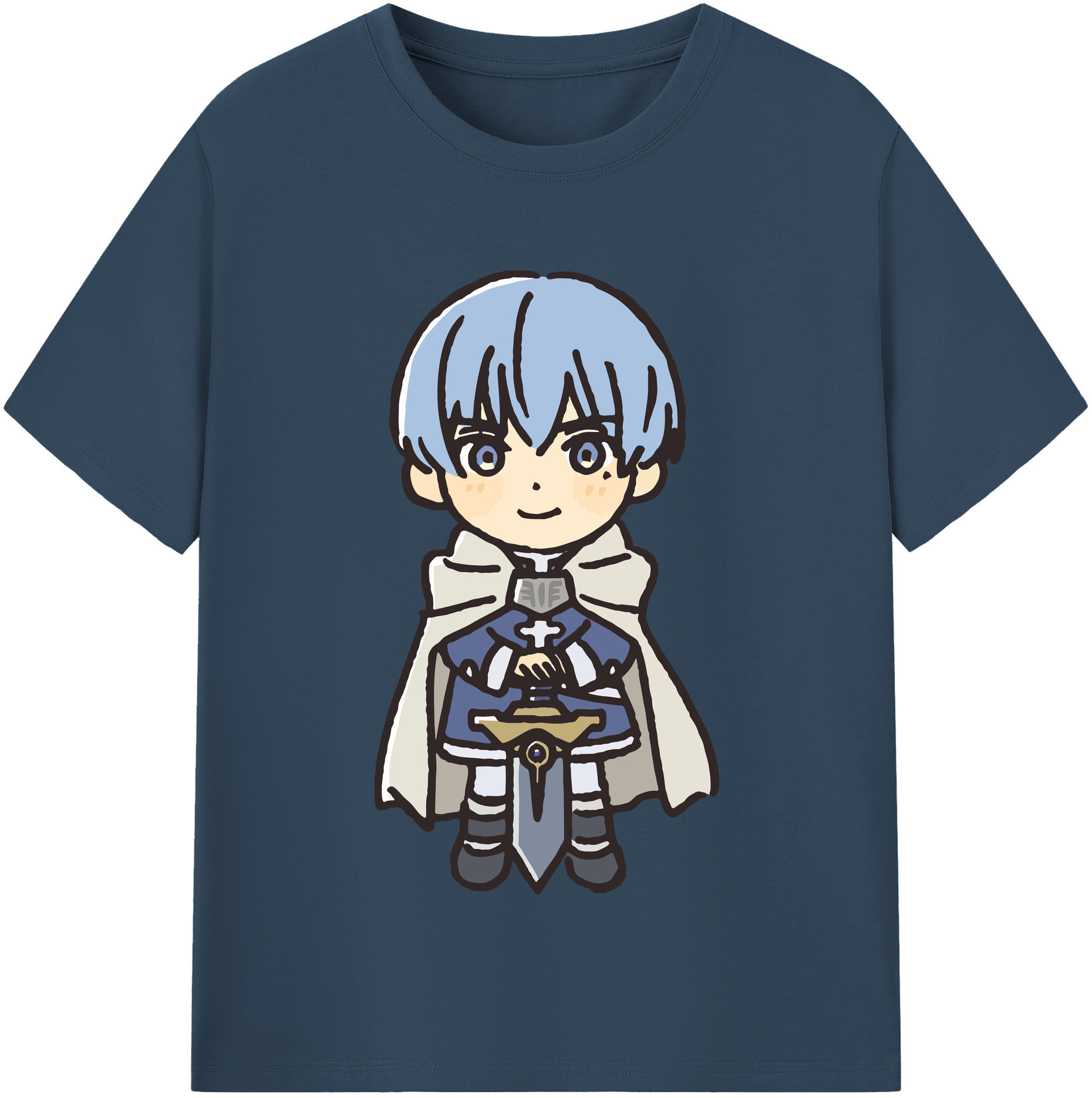 （画像用） 葬送のフリーレン Frieren 綿100％半袖Tシャツ（フロントプリント）